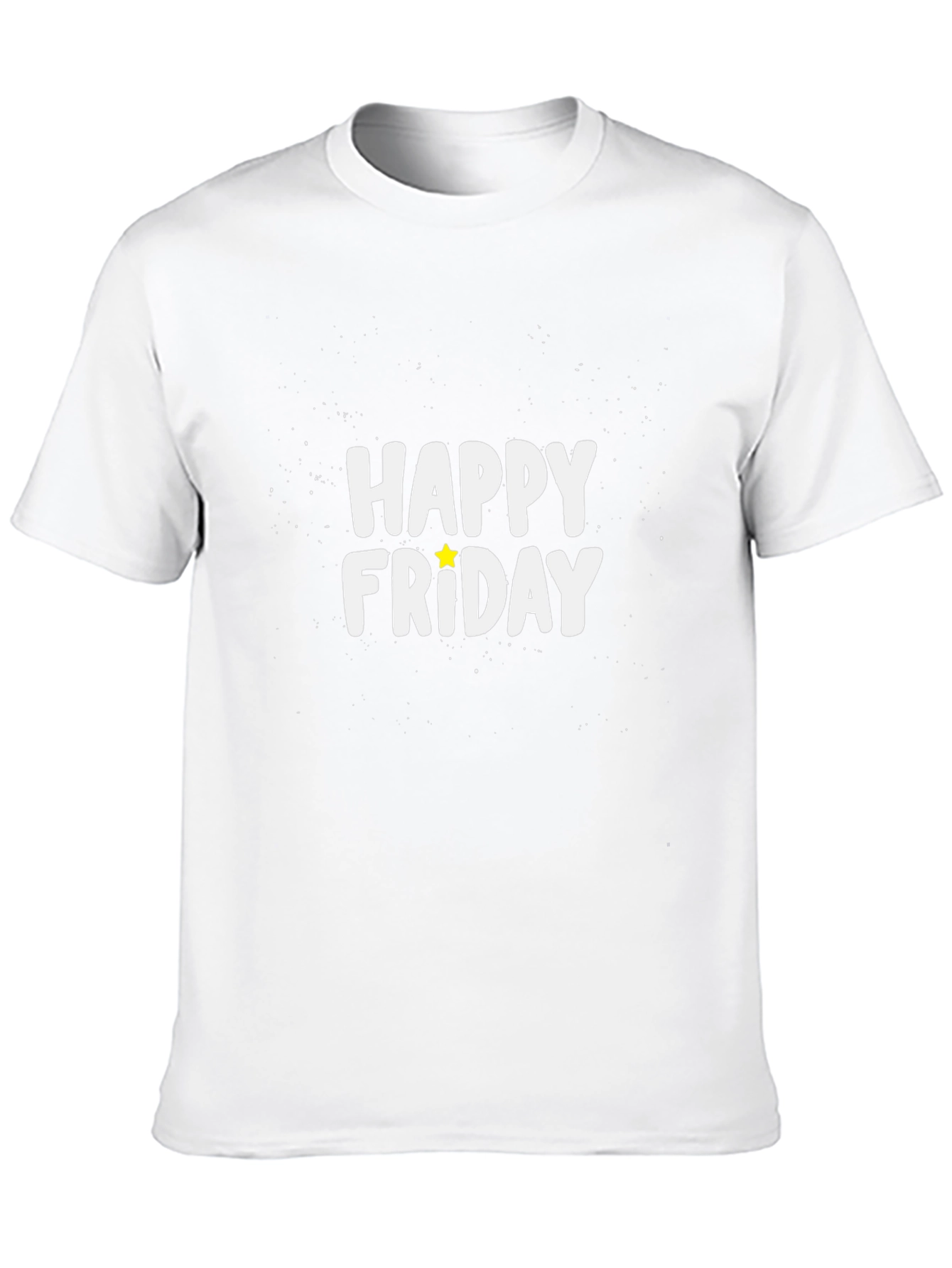 Happy Friday Graphic Tee - Casual Comfort