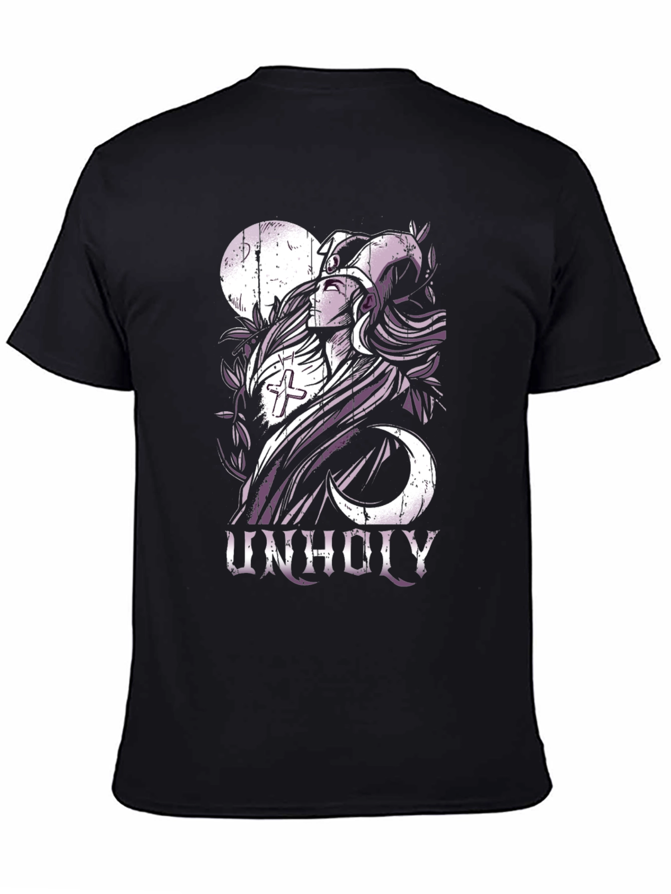Unholy Graphic Print Black T-Shirt