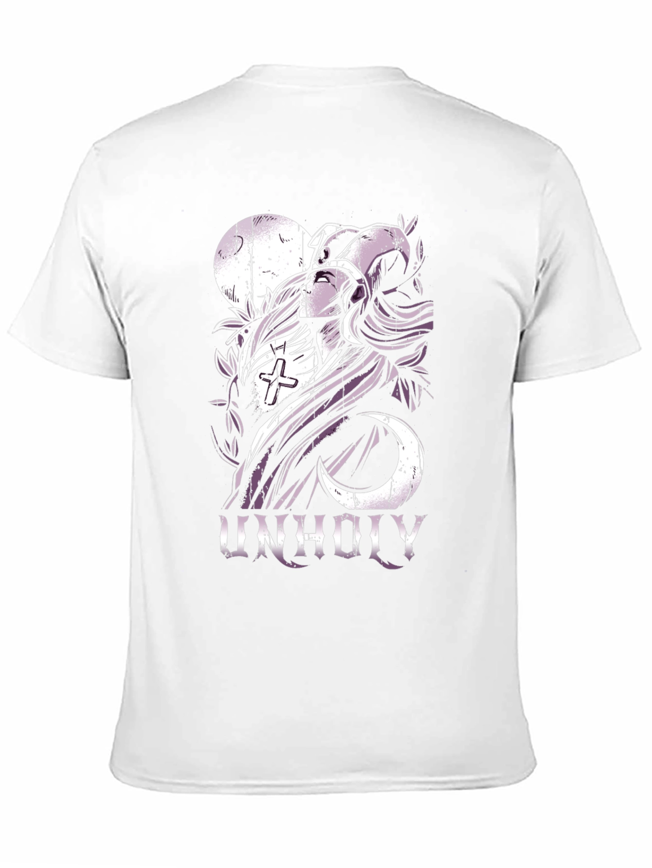 Unholy Graphic Print Black T-Shirt
