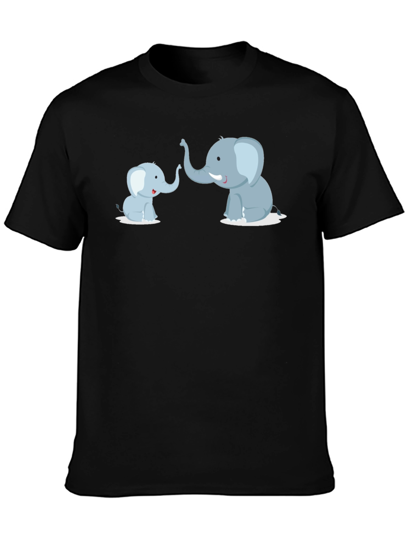 Elephant Family T-Shirt - Cute Graphic Tee