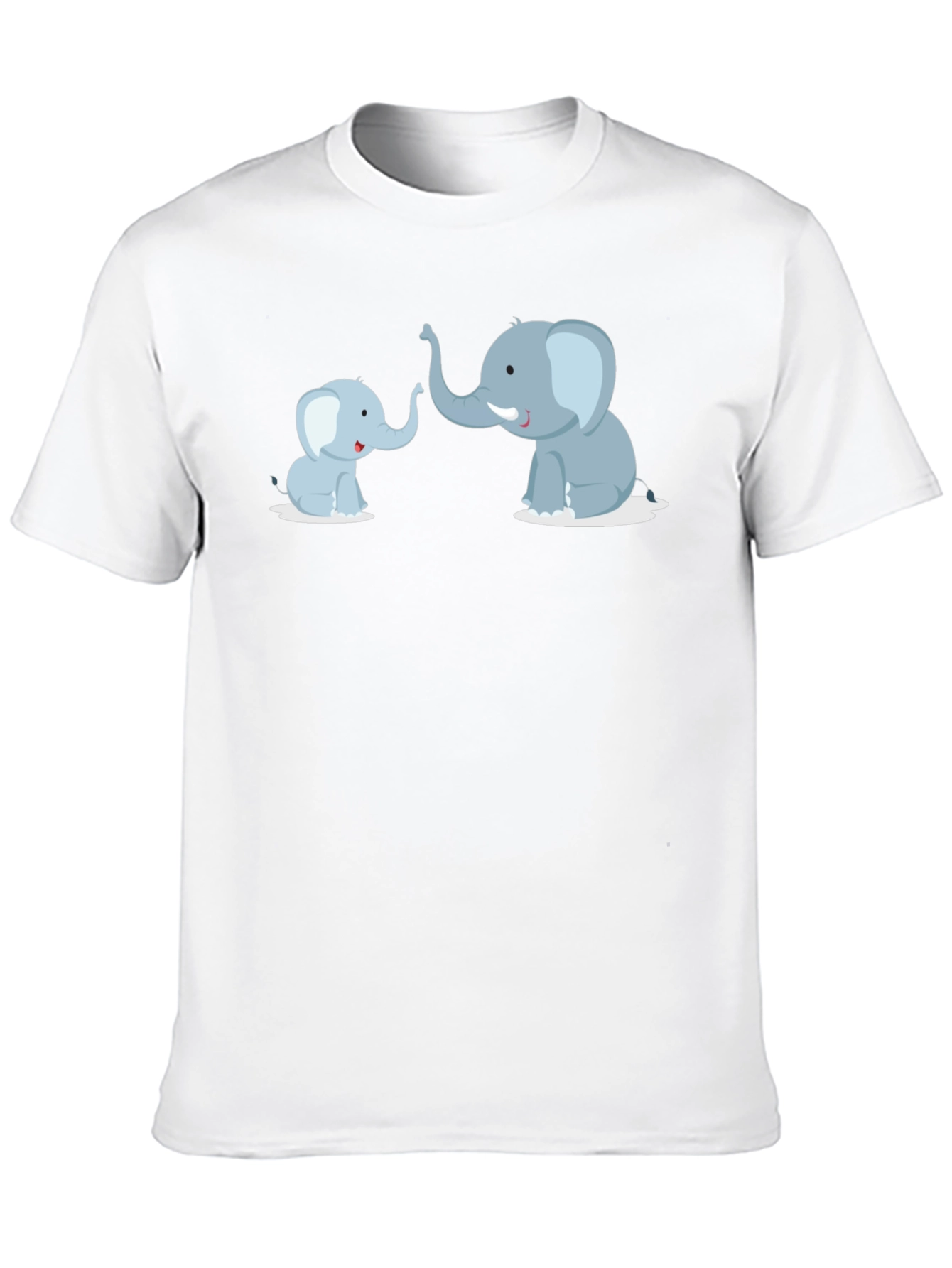 Elephant Family T-Shirt - Cute Graphic Tee
