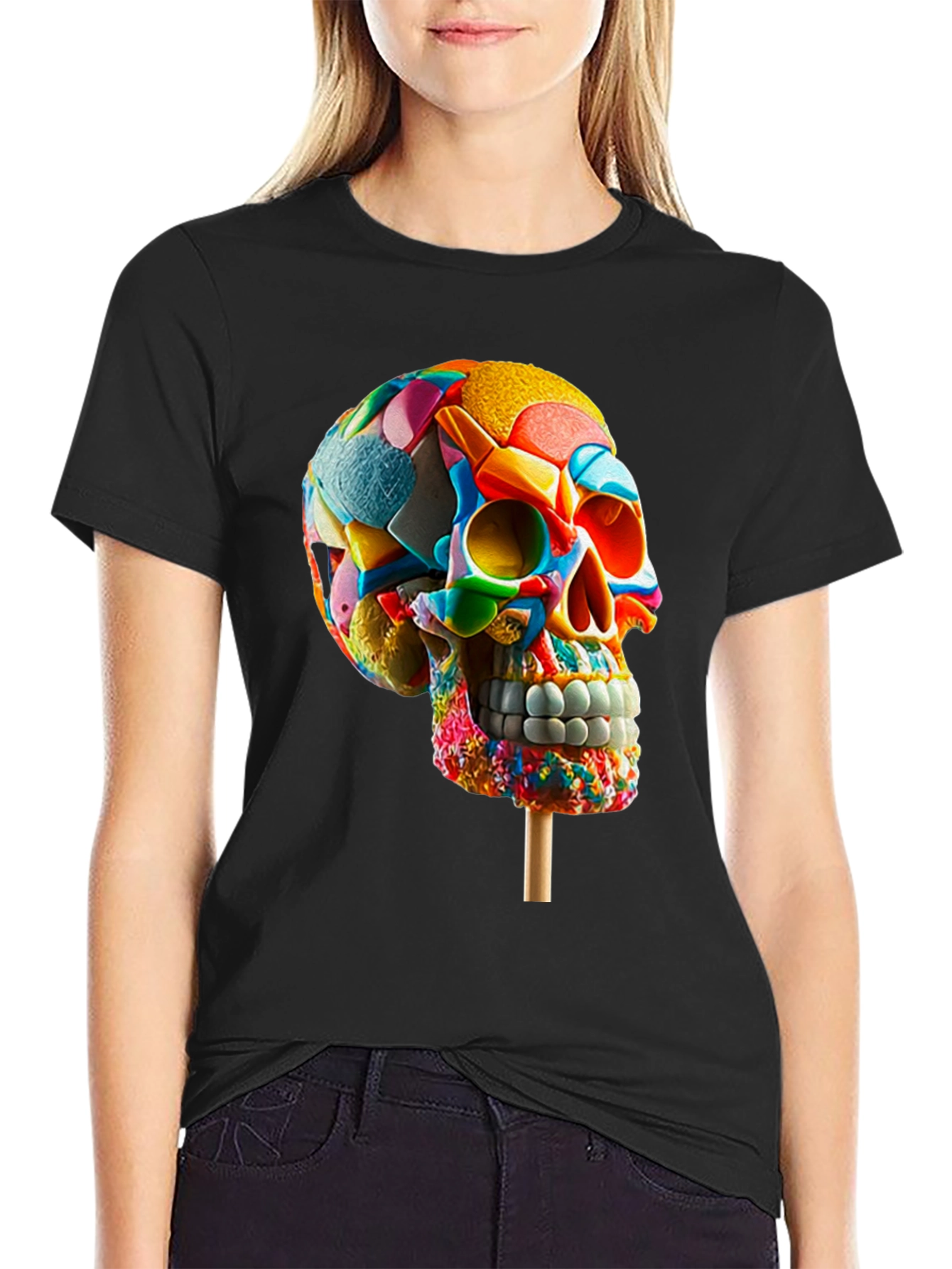 Candy Skull T-Shirt - Sweet & Spooky