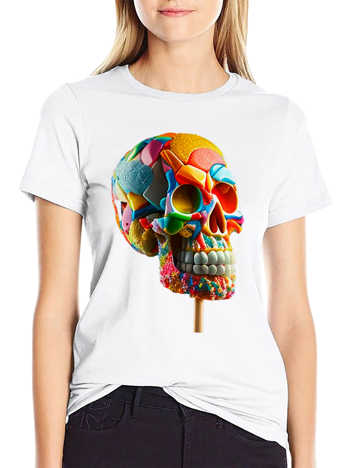Candy Skull T-Shirt - Sweet & Spooky