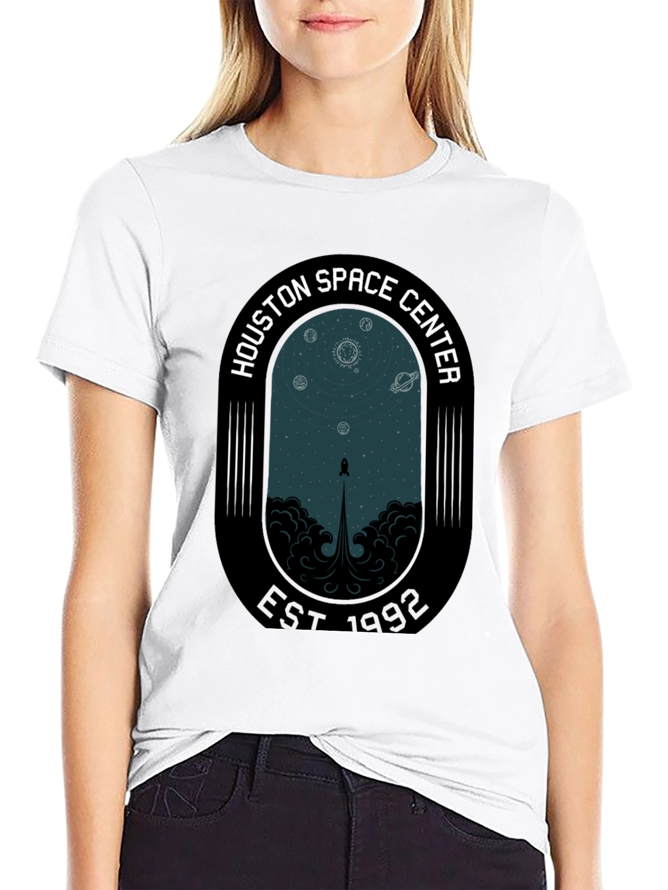 Houston Space Center Est 1992 Graphic Tee