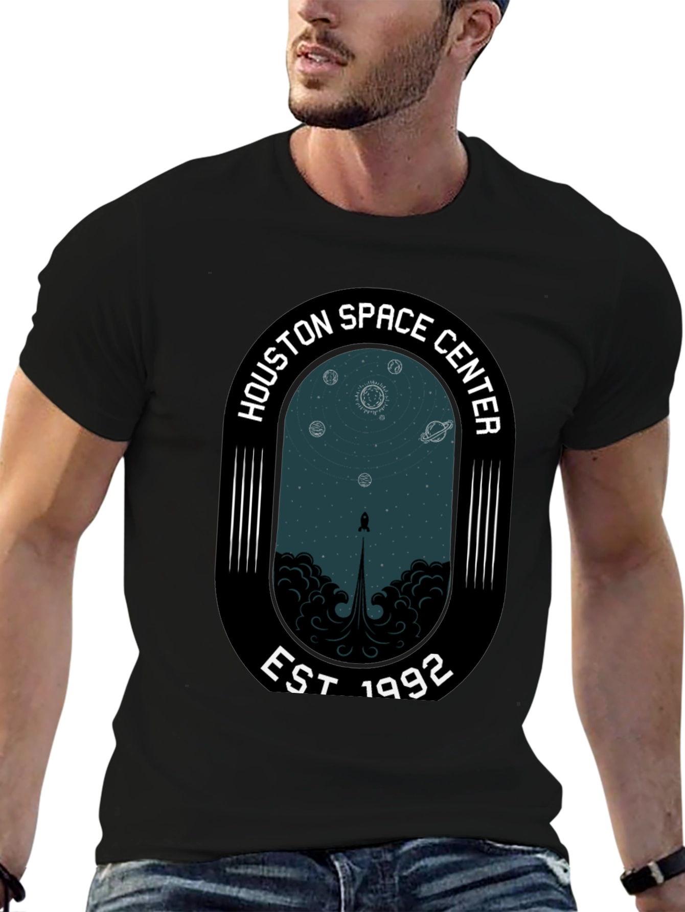 Houston Space Center Est 1992 Graphic Tee
