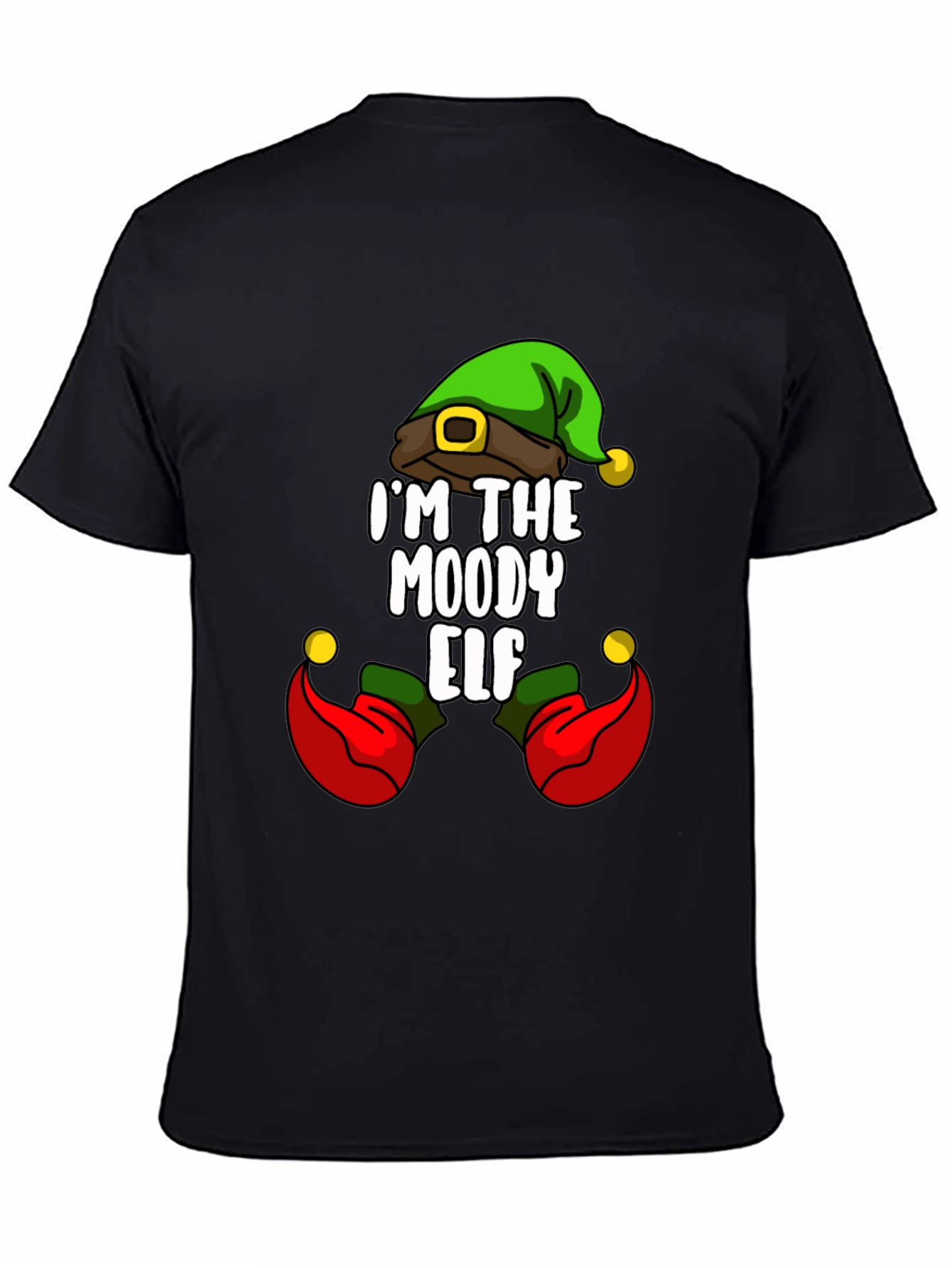 Moody Elf T-Shirt - Funny Christmas Tee