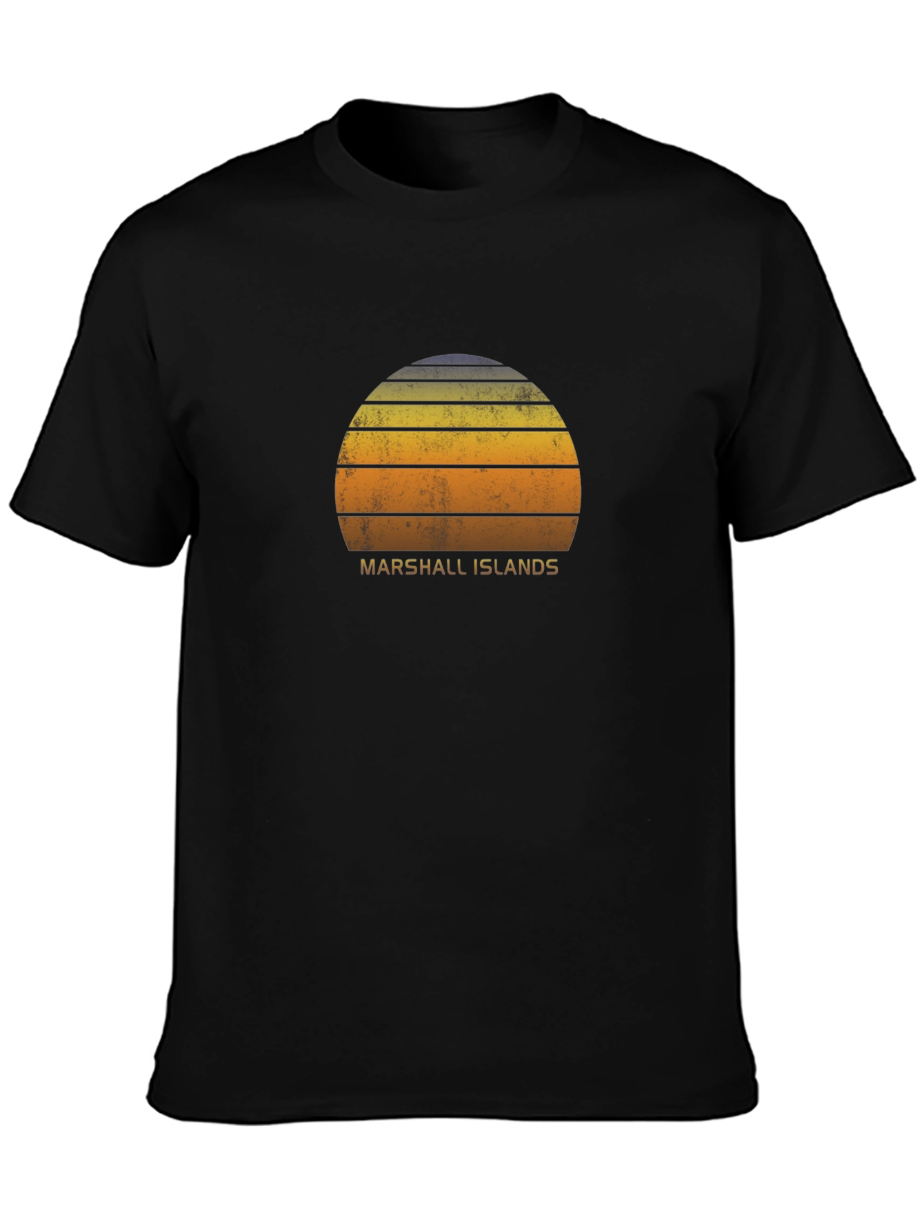 Marshall Islands Sunset T-Shirt - Retro Style Graphic Tee