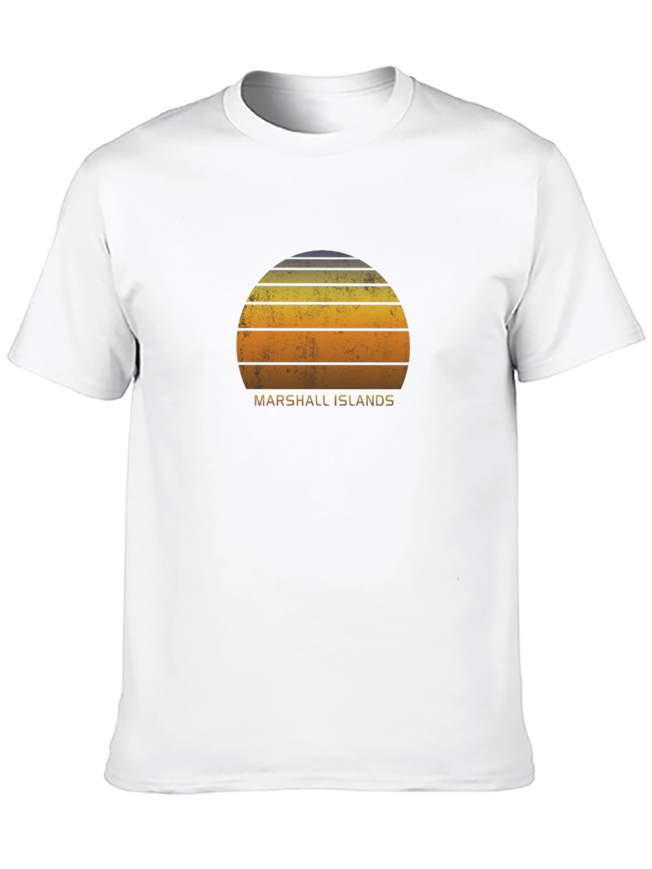 Marshall Islands Sunset T-Shirt - Retro Style Graphic Tee