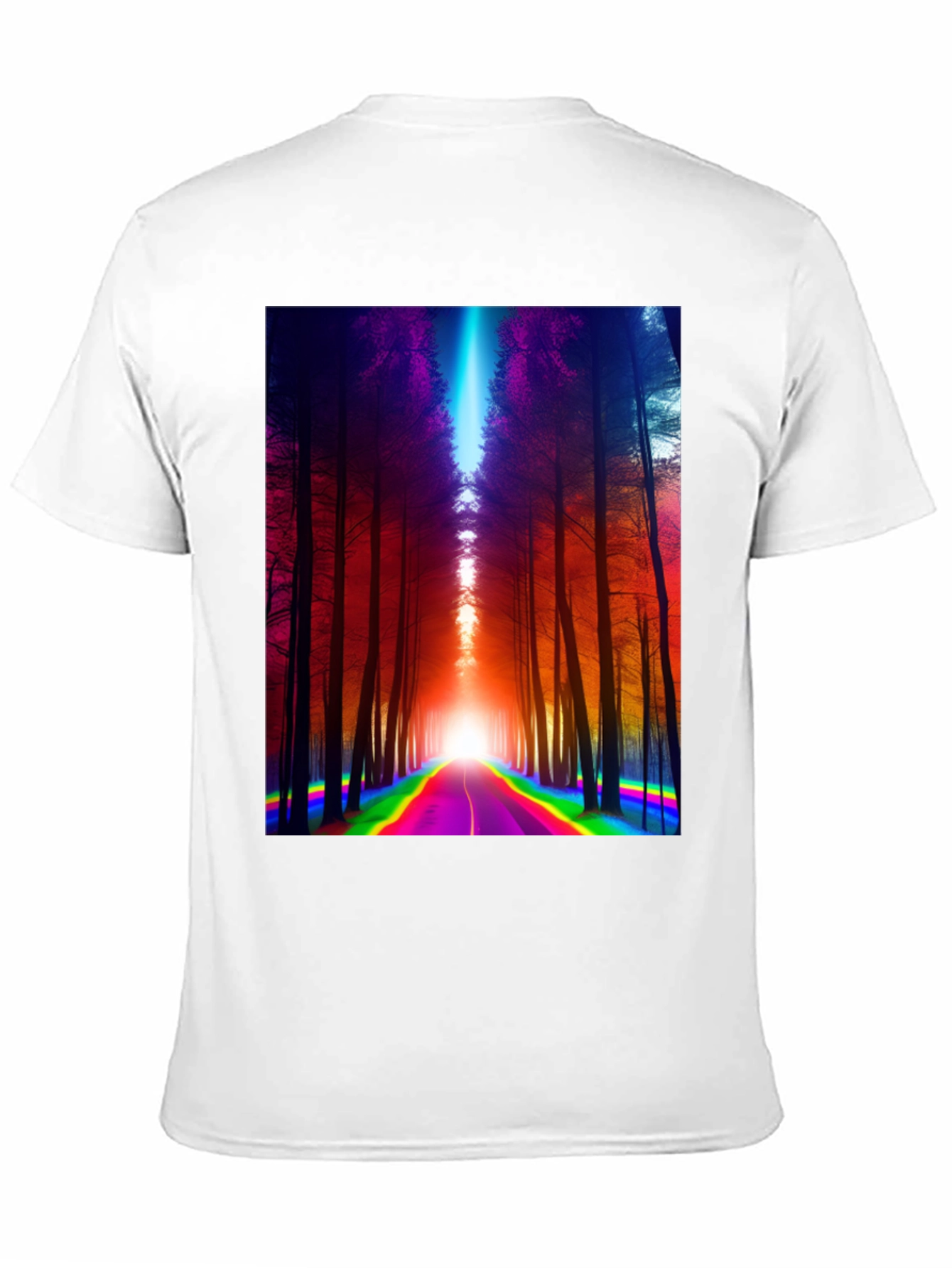 Rainbow Road Forest Graphic Tee