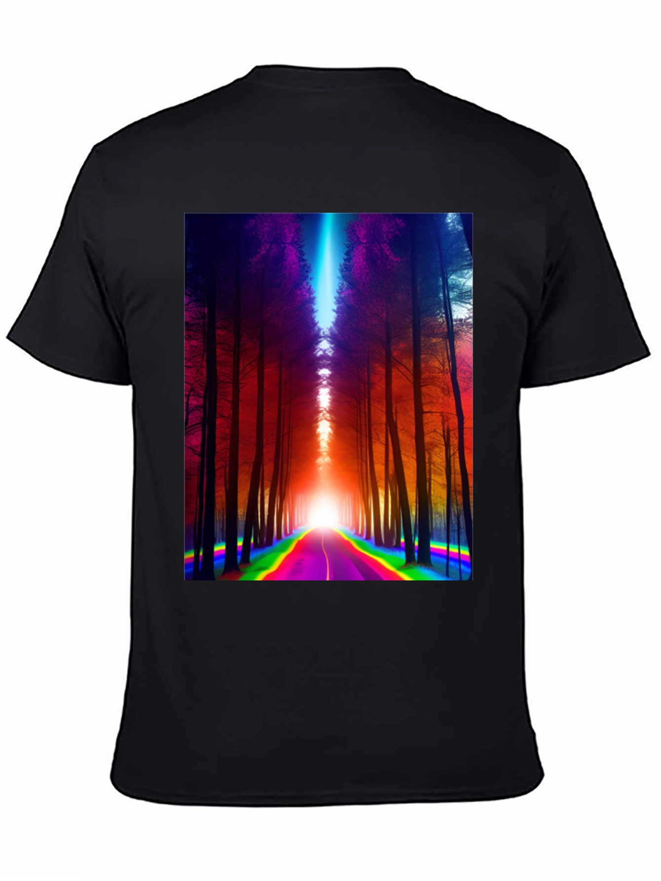 Rainbow Road Forest Graphic Tee