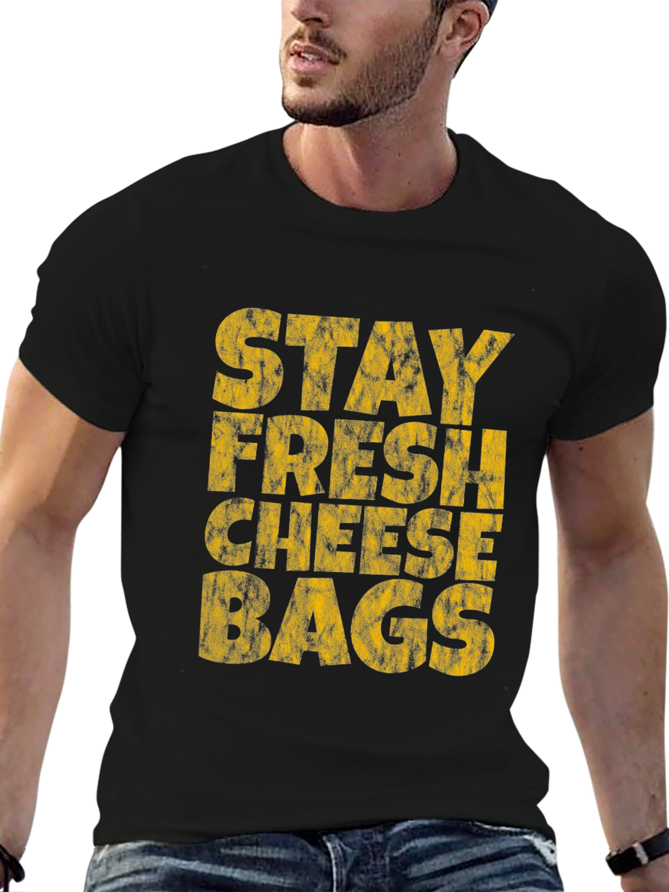 Stay Fresh Cheese Bags Graphic Tee