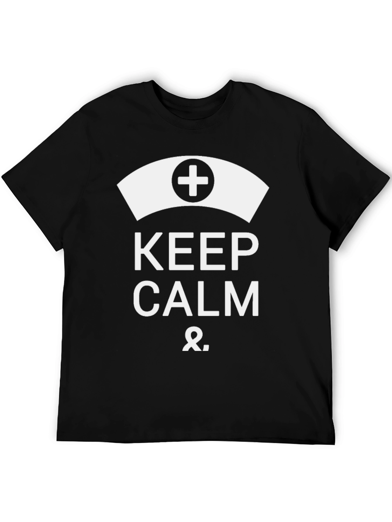 Keep Calm Nurse T-Shirt - Black