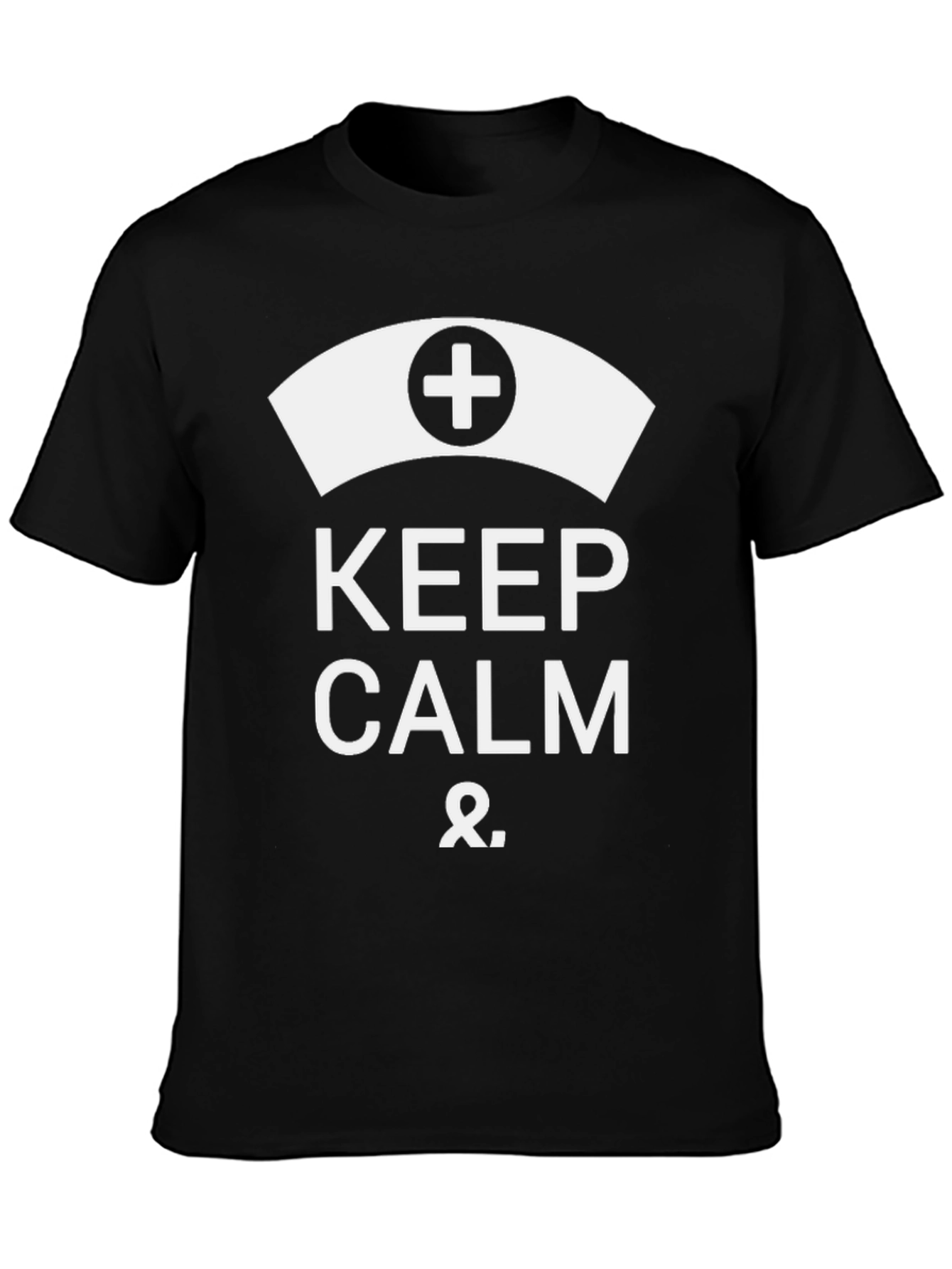 Keep Calm Nurse T-Shirt - Black