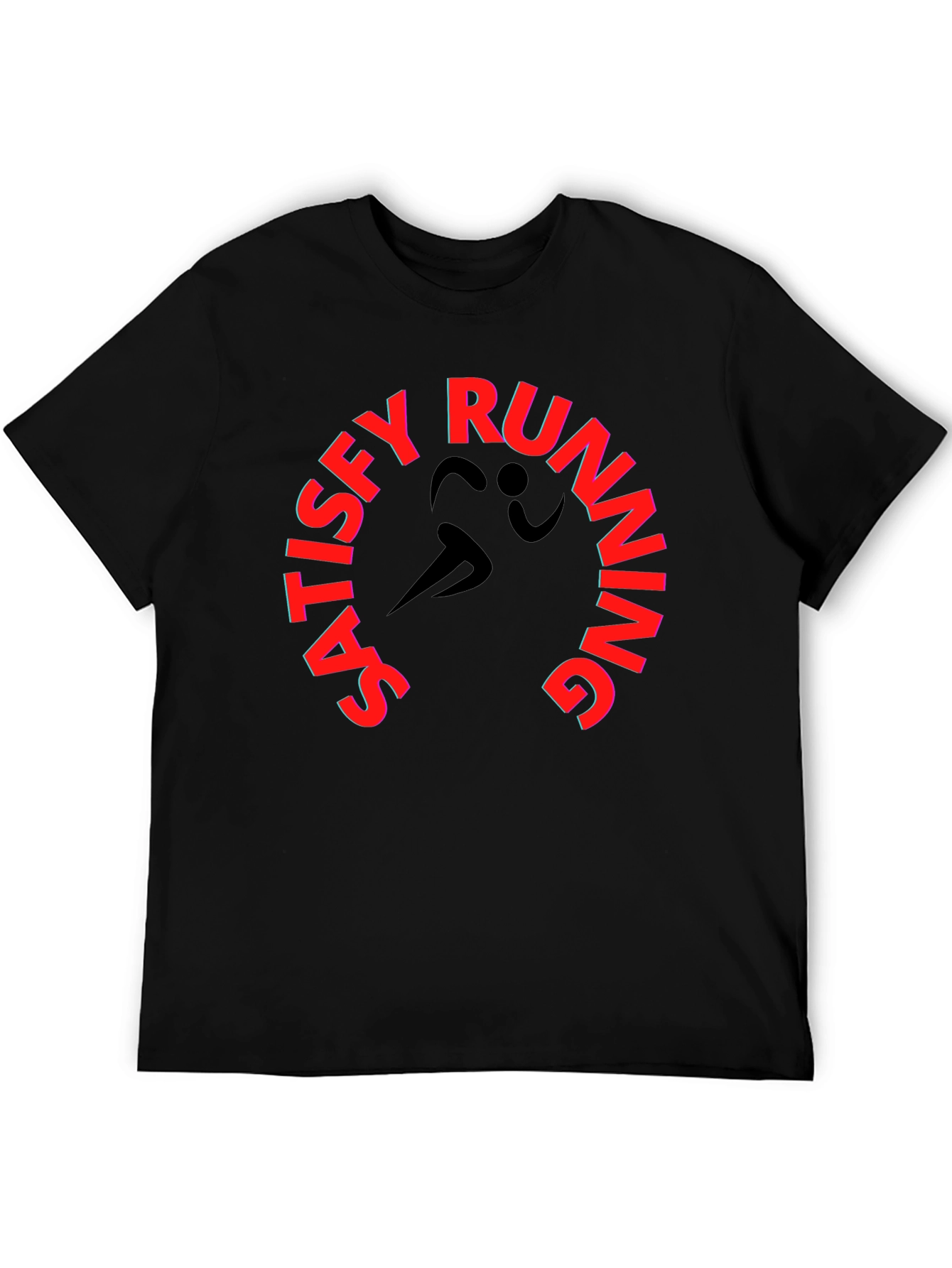 Satisfy Running Black Graphic Tee
