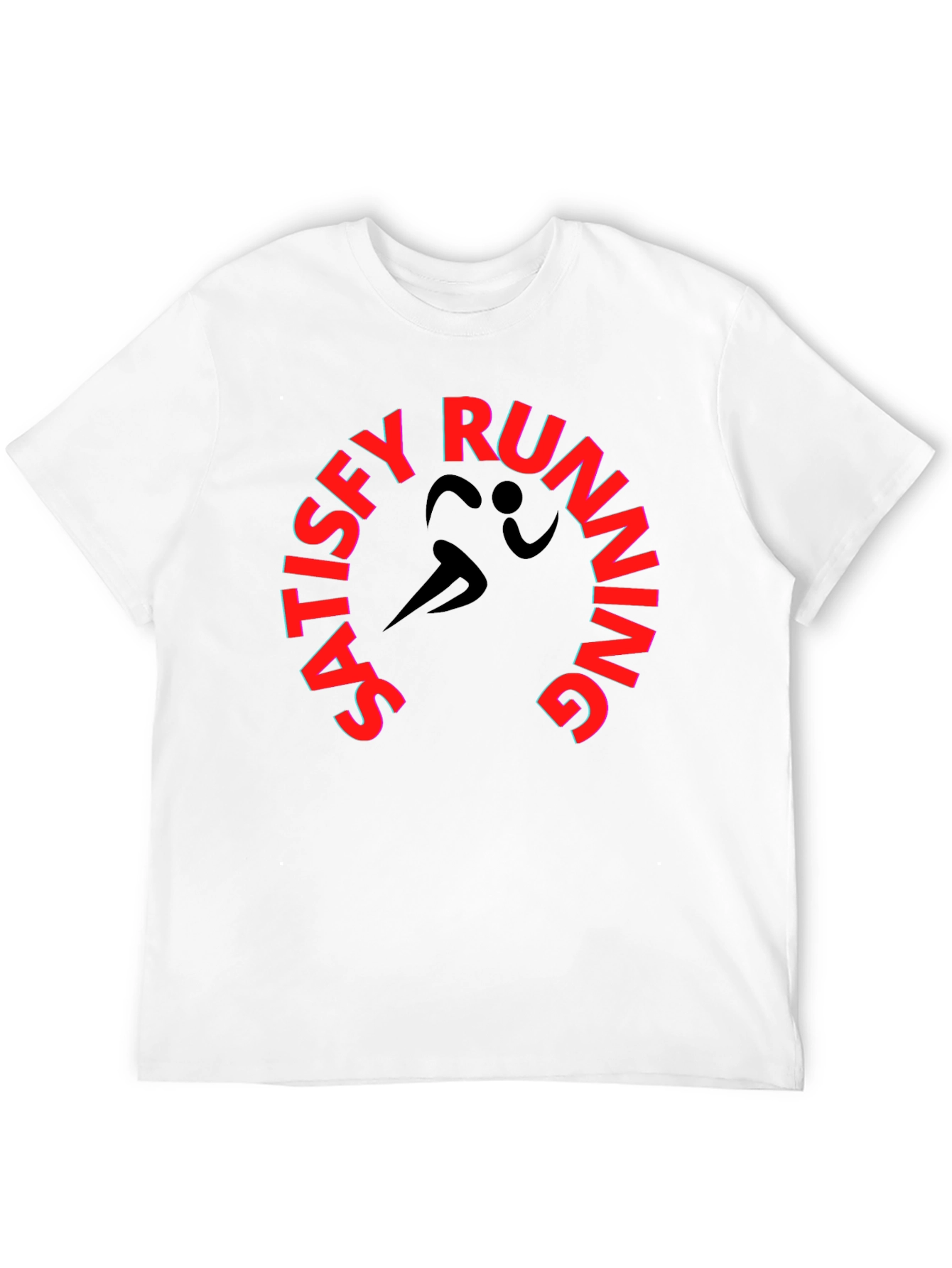 Satisfy Running Black Graphic Tee