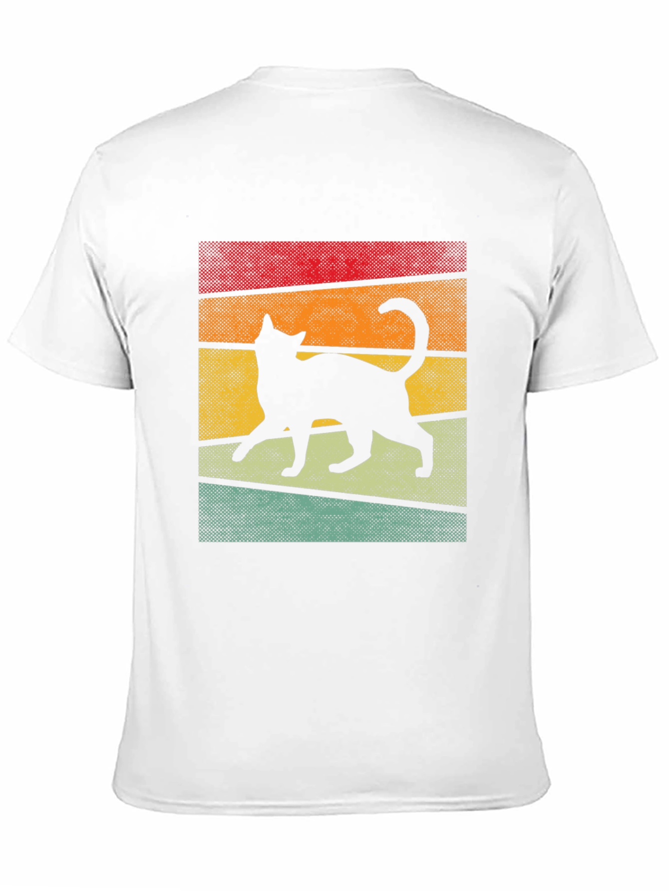 Retro Cat Silhouette T-Shirt
