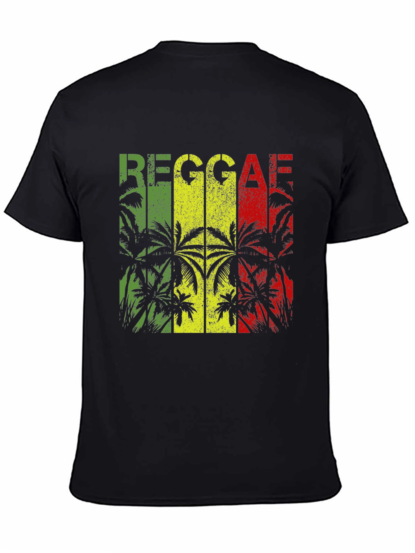 Reggae Palms T-Shirt: Rasta Vibe