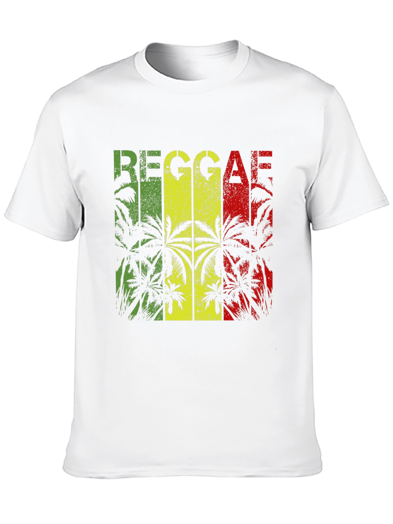 Reggae Palms T-Shirt: Rasta Vibe
