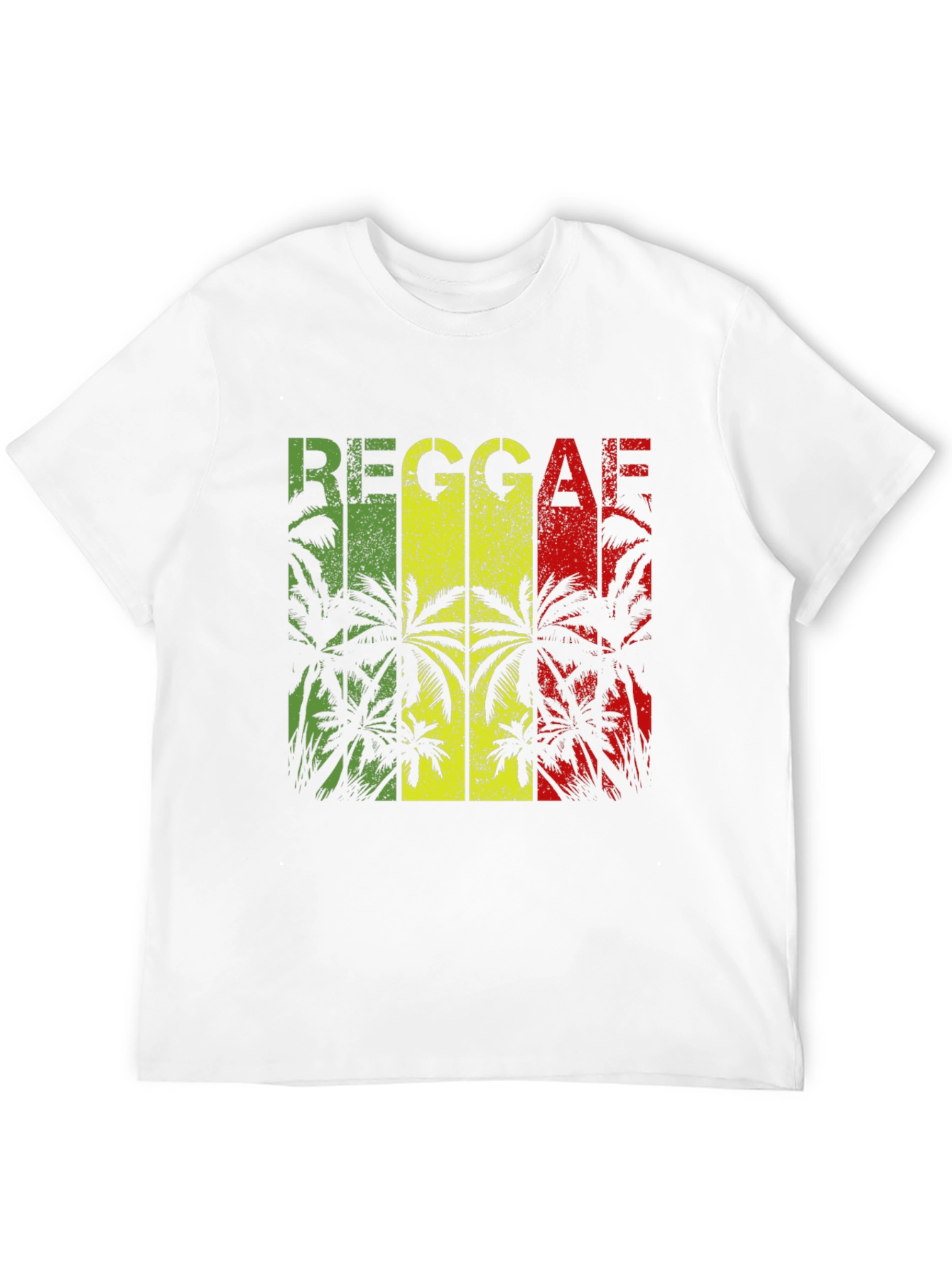 Reggae Palms T-Shirt: Rasta Vibe