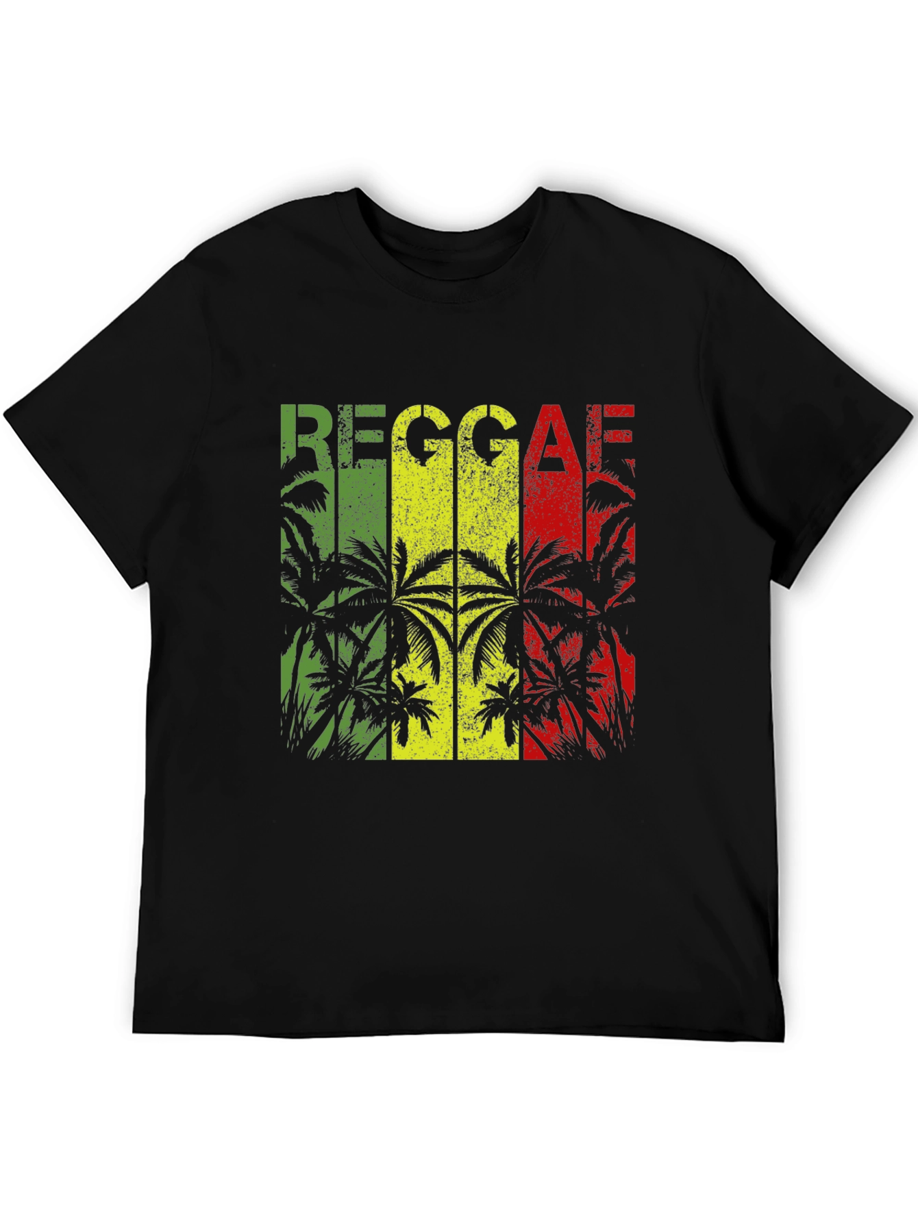 Reggae Palms T-Shirt: Rasta Vibe