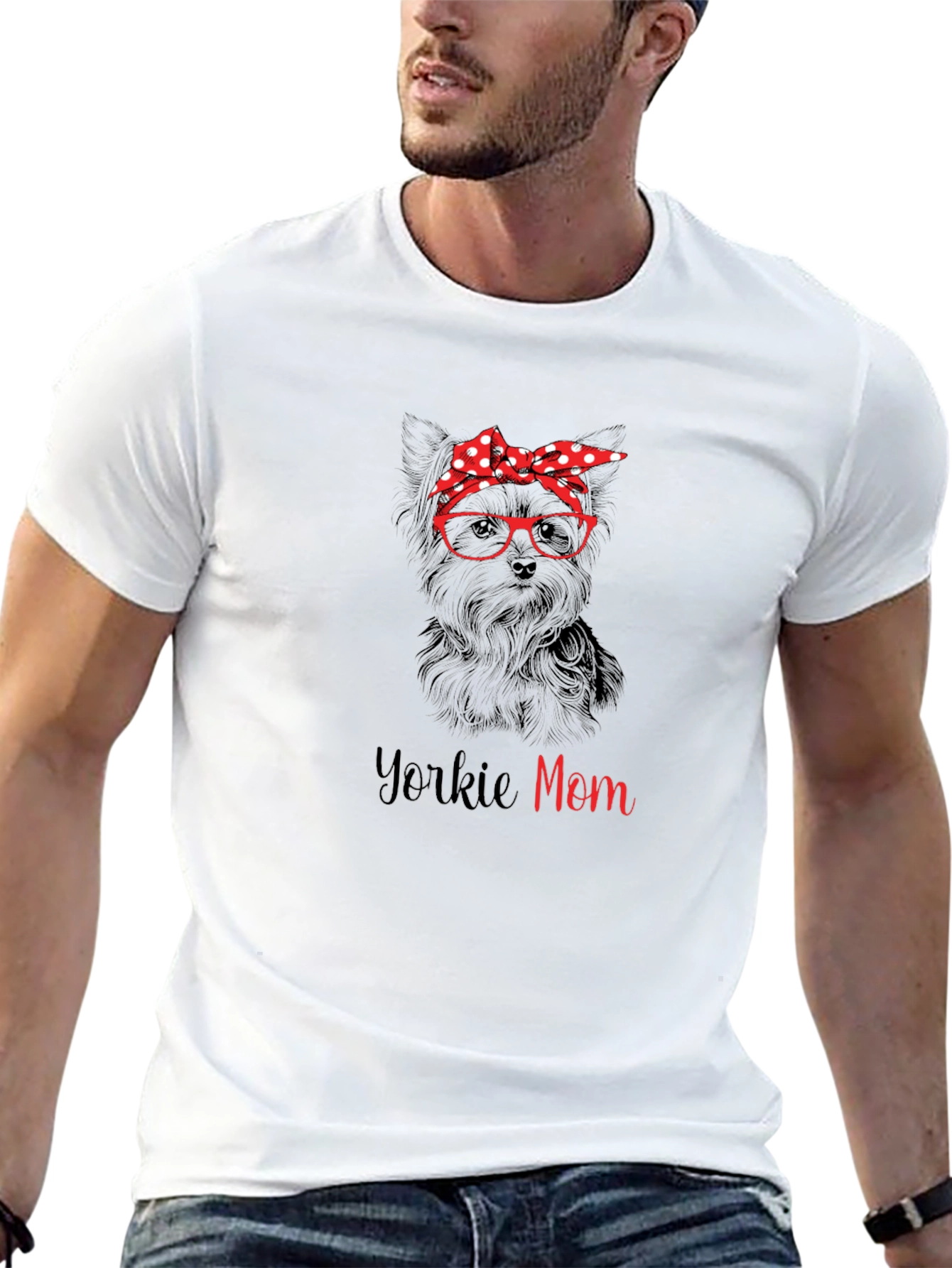 Yorkie Mom T-Shirt - Dog Lover Tee
