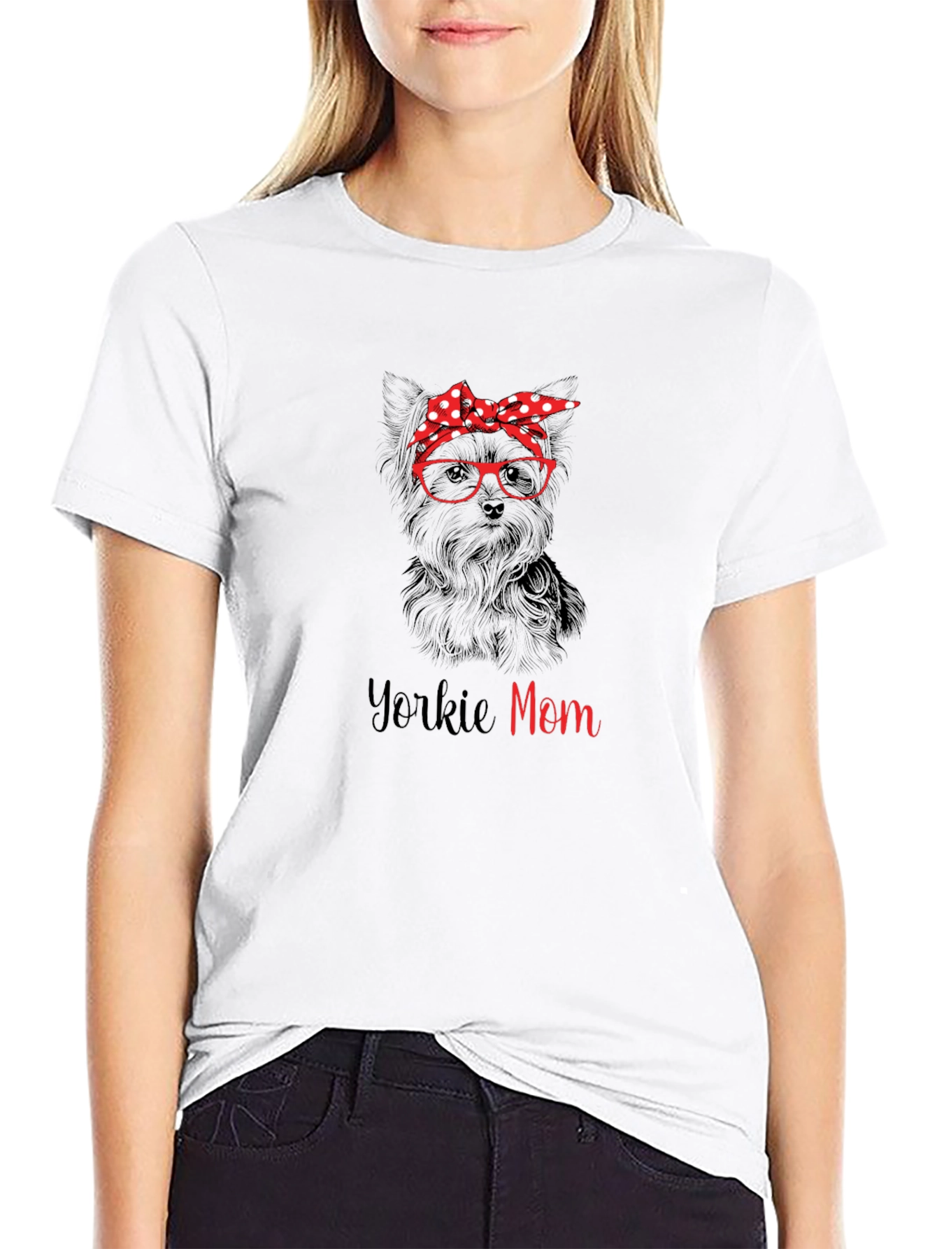 Yorkie Mom T-Shirt - Dog Lover Tee