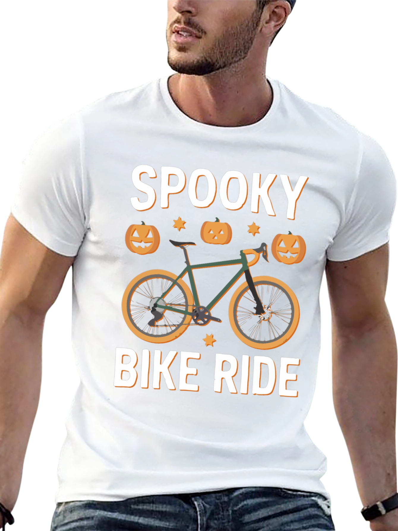 Spooky Bike Ride T-Shirt - Halloween Cycling
