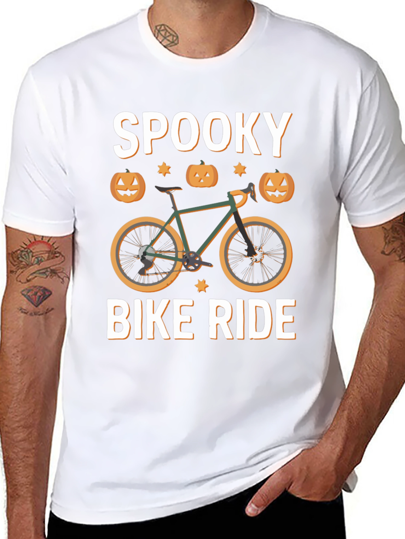 Spooky Bike Ride T-Shirt - Halloween Cycling