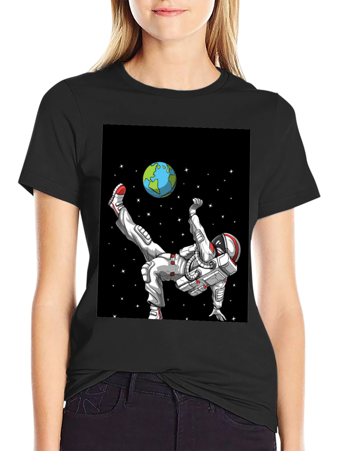 Astronaut Soccer T-Shirt - Space Kick!