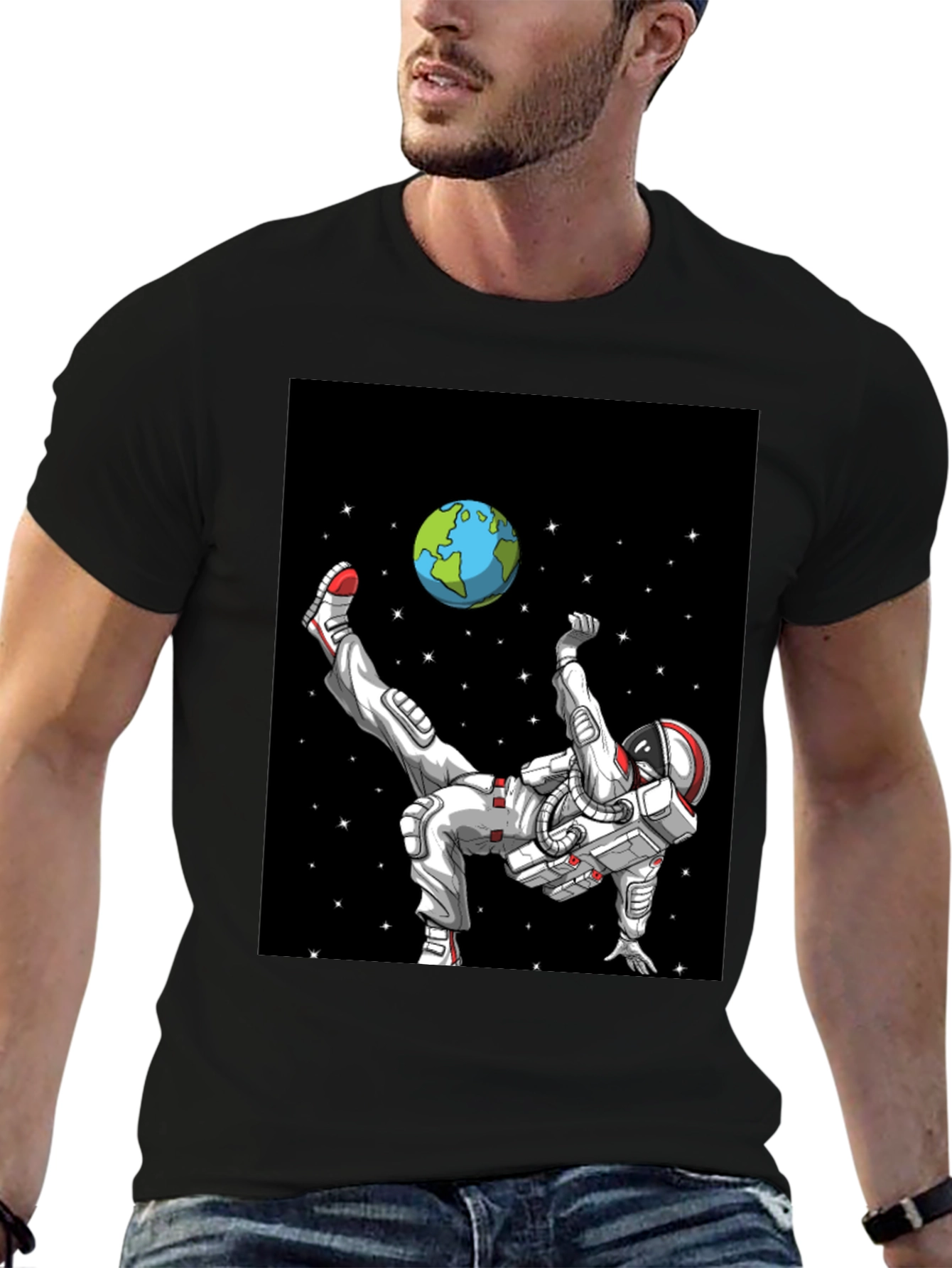Astronaut Soccer T-Shirt - Space Kick!
