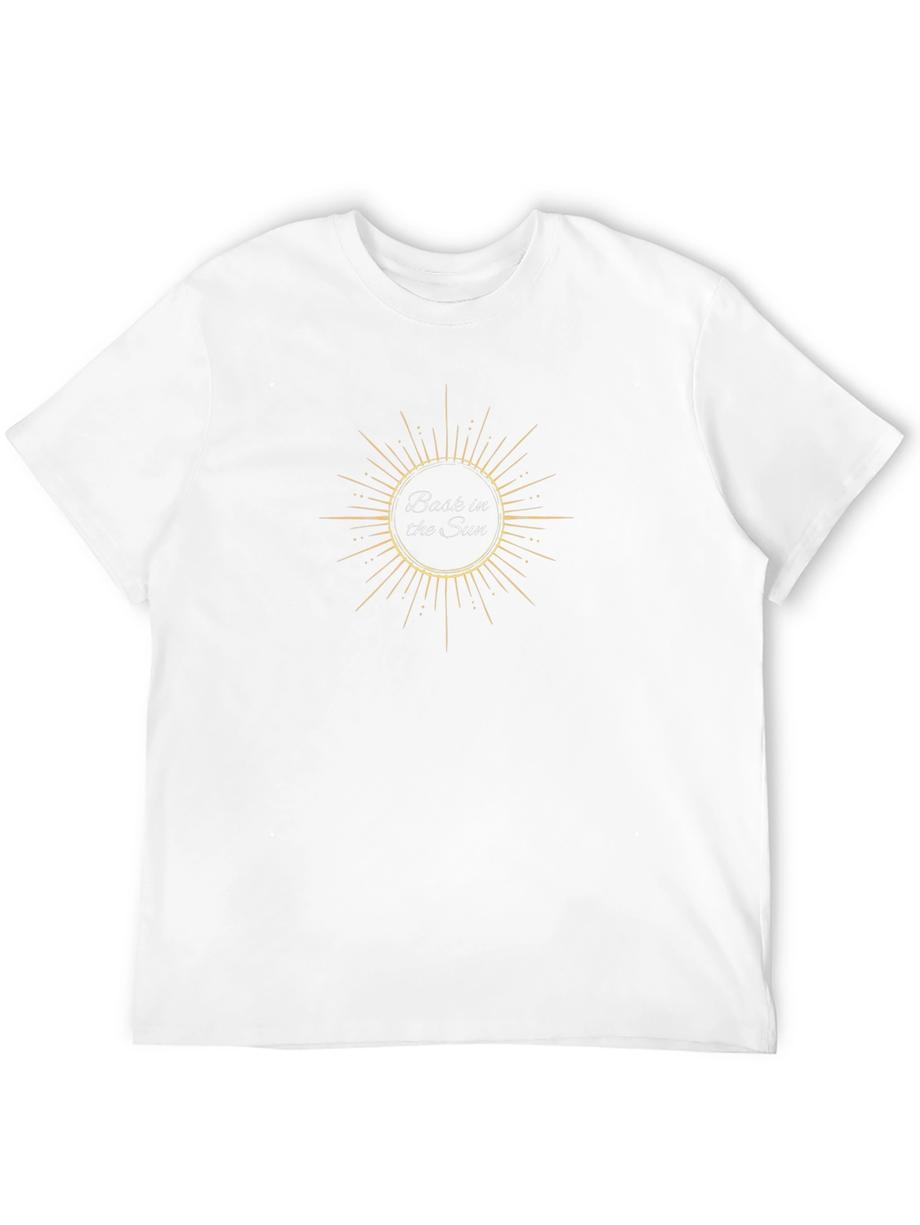 Bask in the Sun Graphic Black T-Shirt