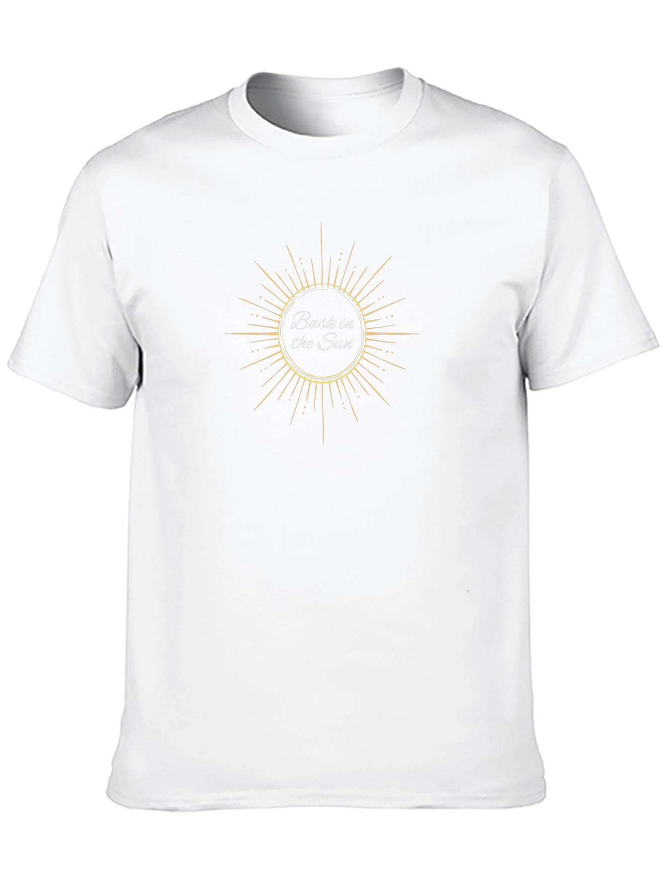 Bask in the Sun Graphic Black T-Shirt