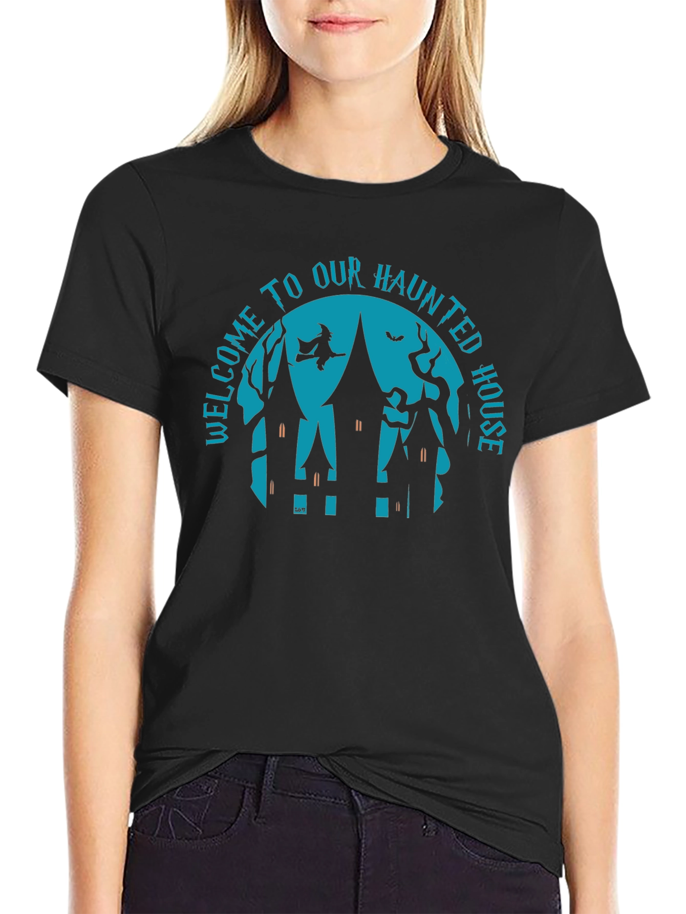 Haunted House Graphic Tee