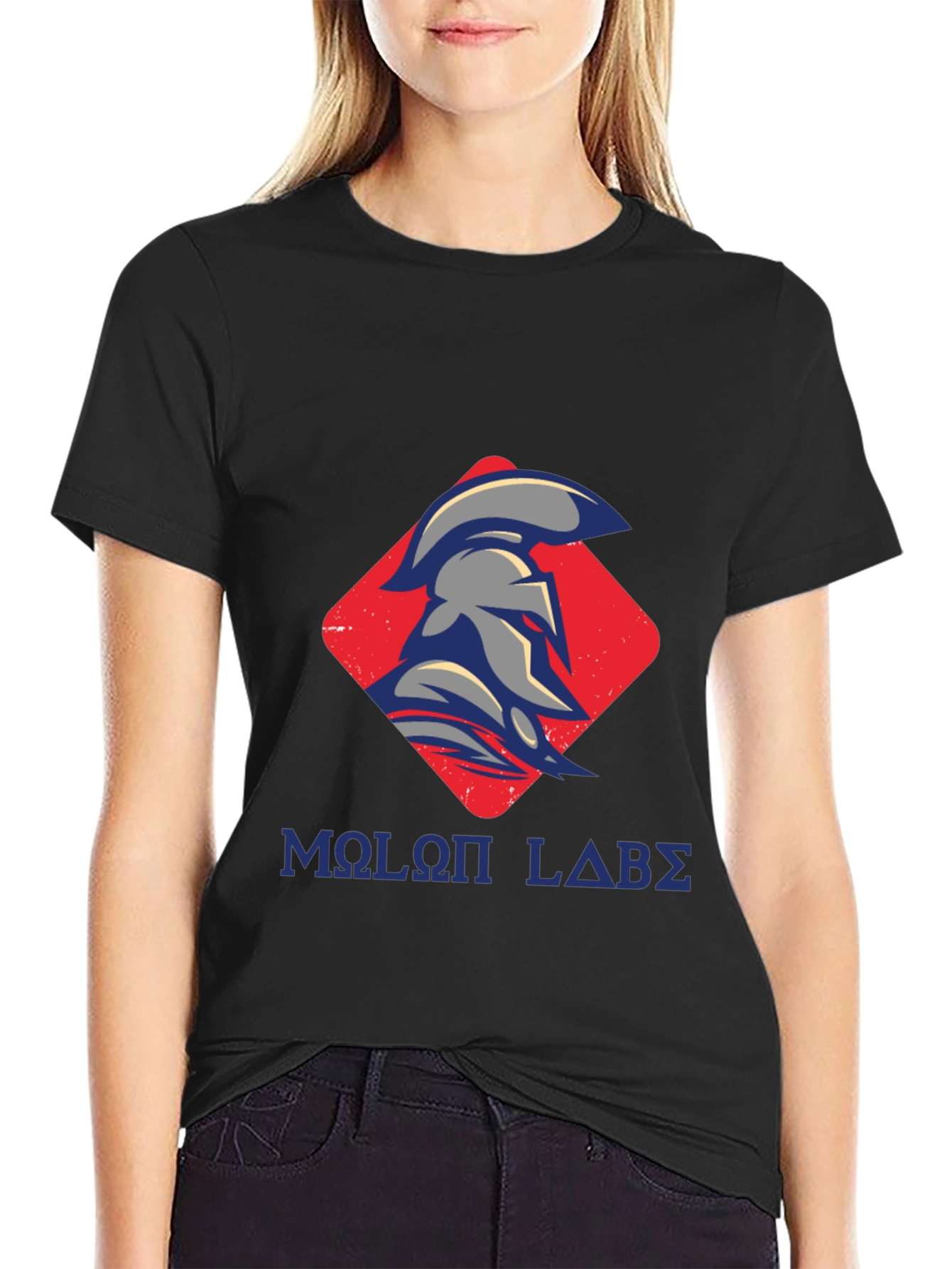 Molon Labe Spartan T-Shirt - Black