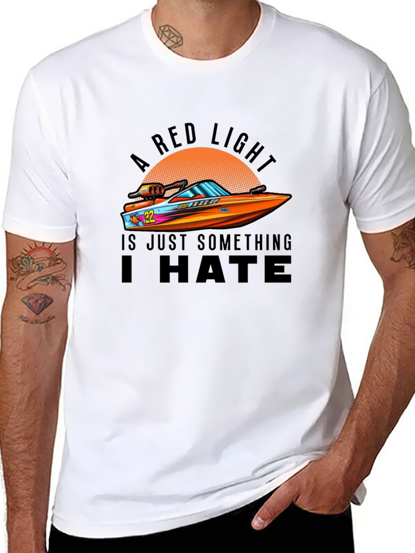 A Red Light I Hate Graphic Tee