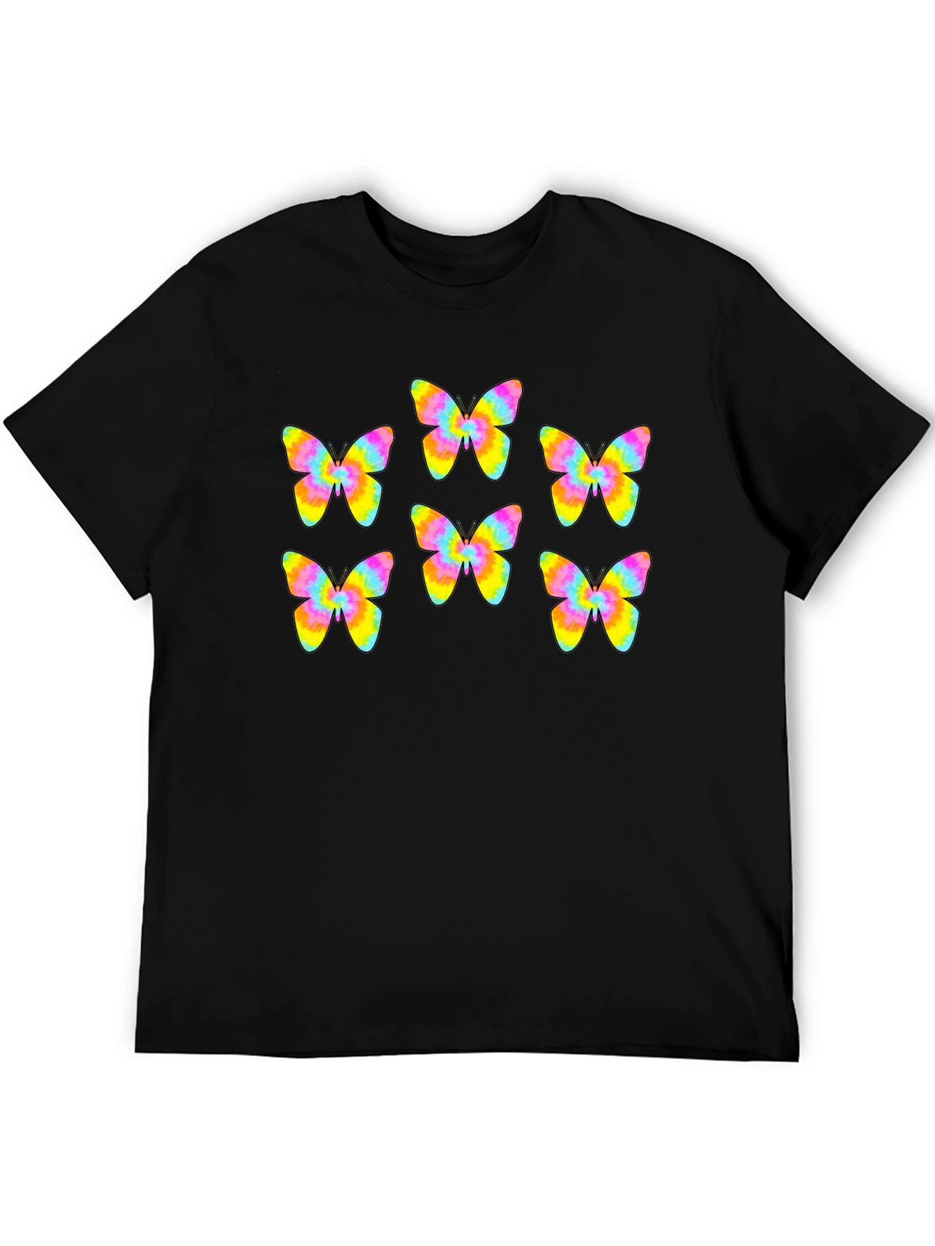 Butterfly Tie-Dye Graphic T-Shirt