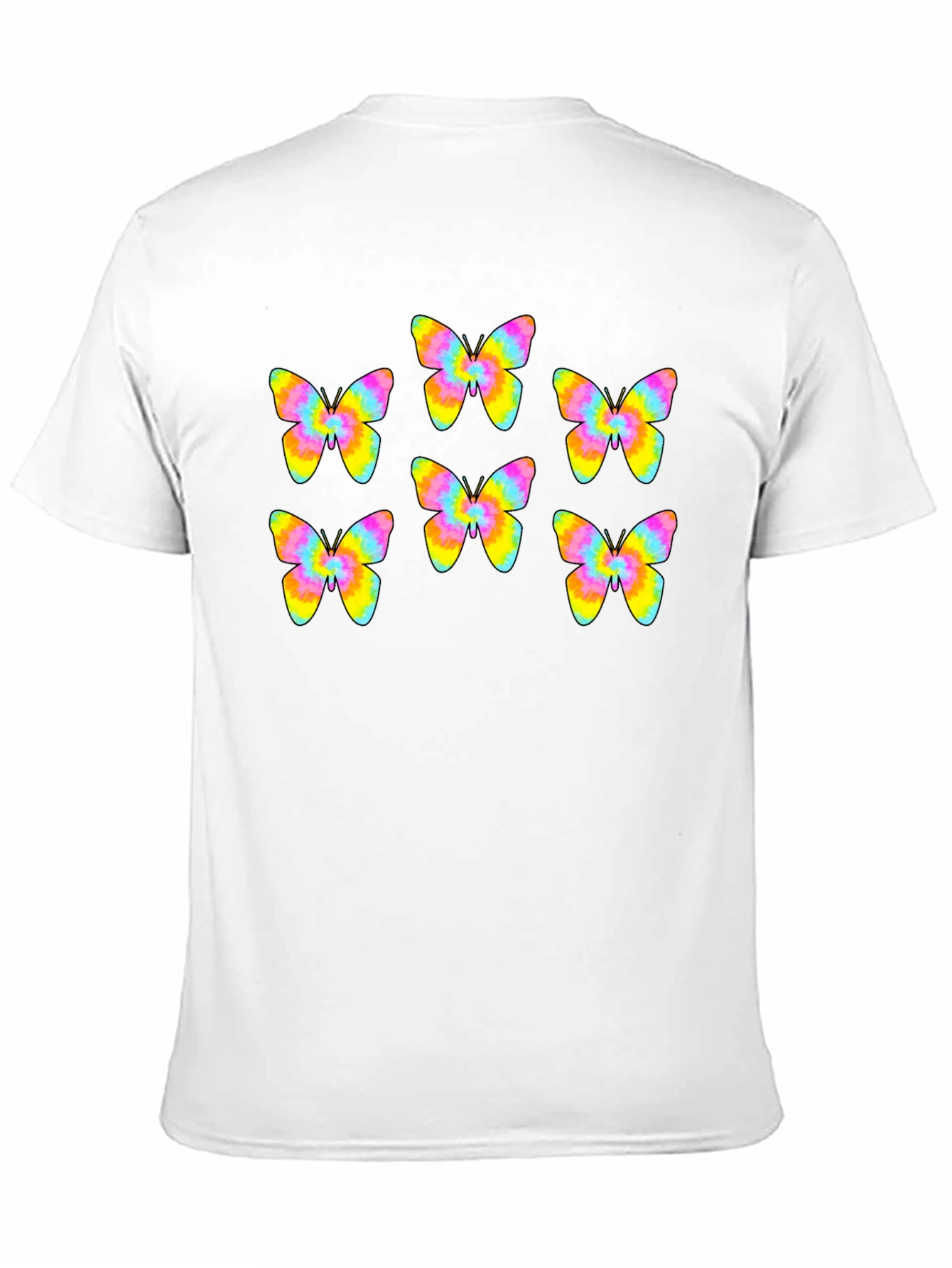 Butterfly Tie-Dye Graphic T-Shirt