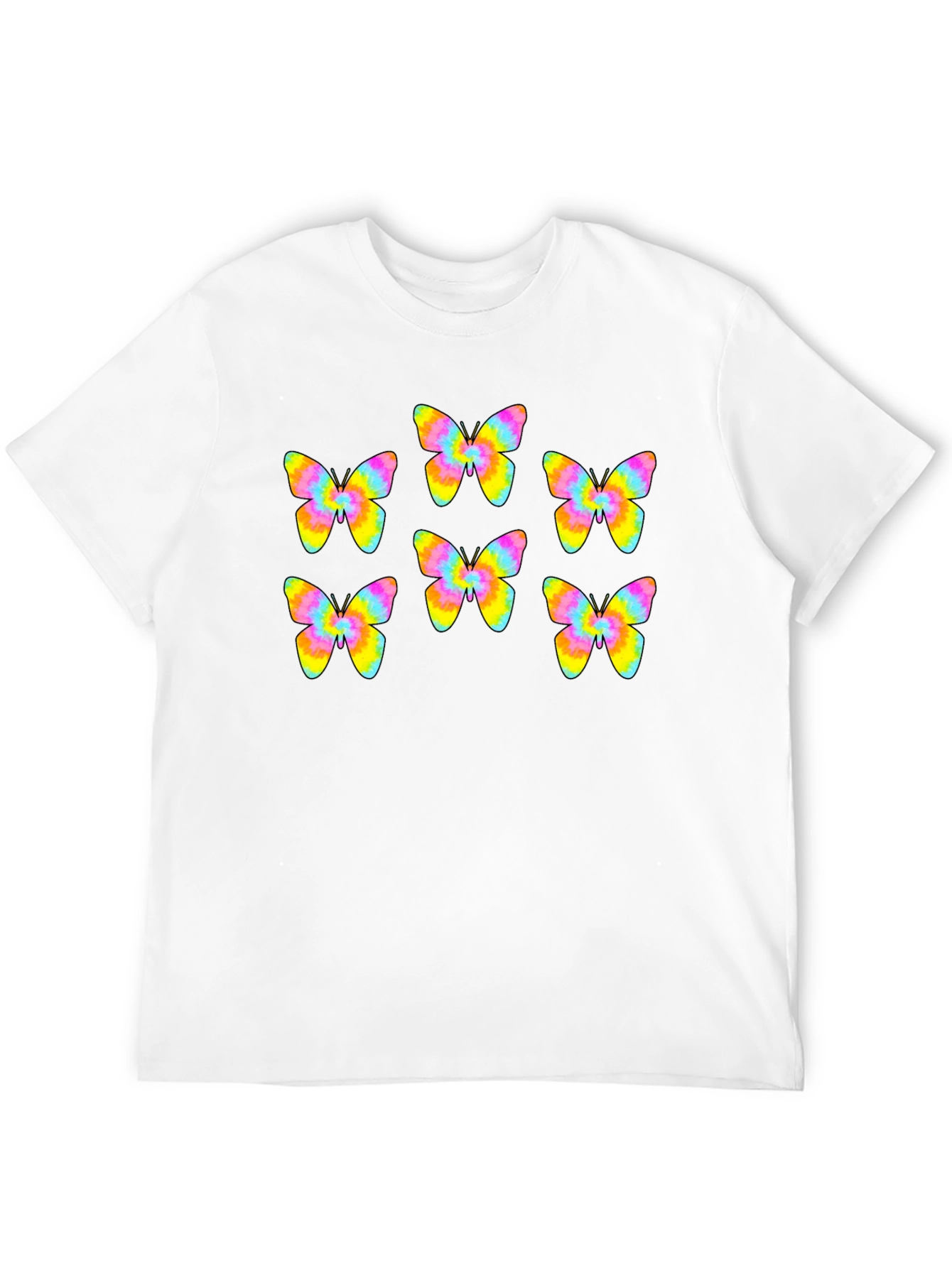 Butterfly Tie-Dye Graphic T-Shirt