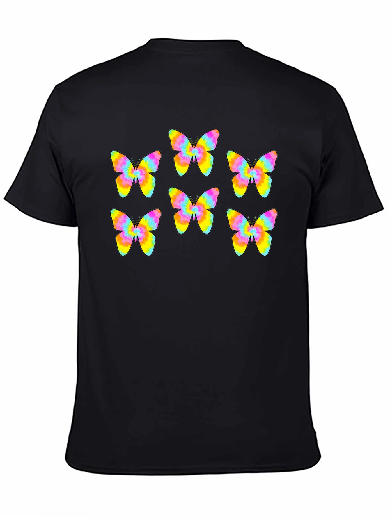 Butterfly Tie-Dye Graphic T-Shirt