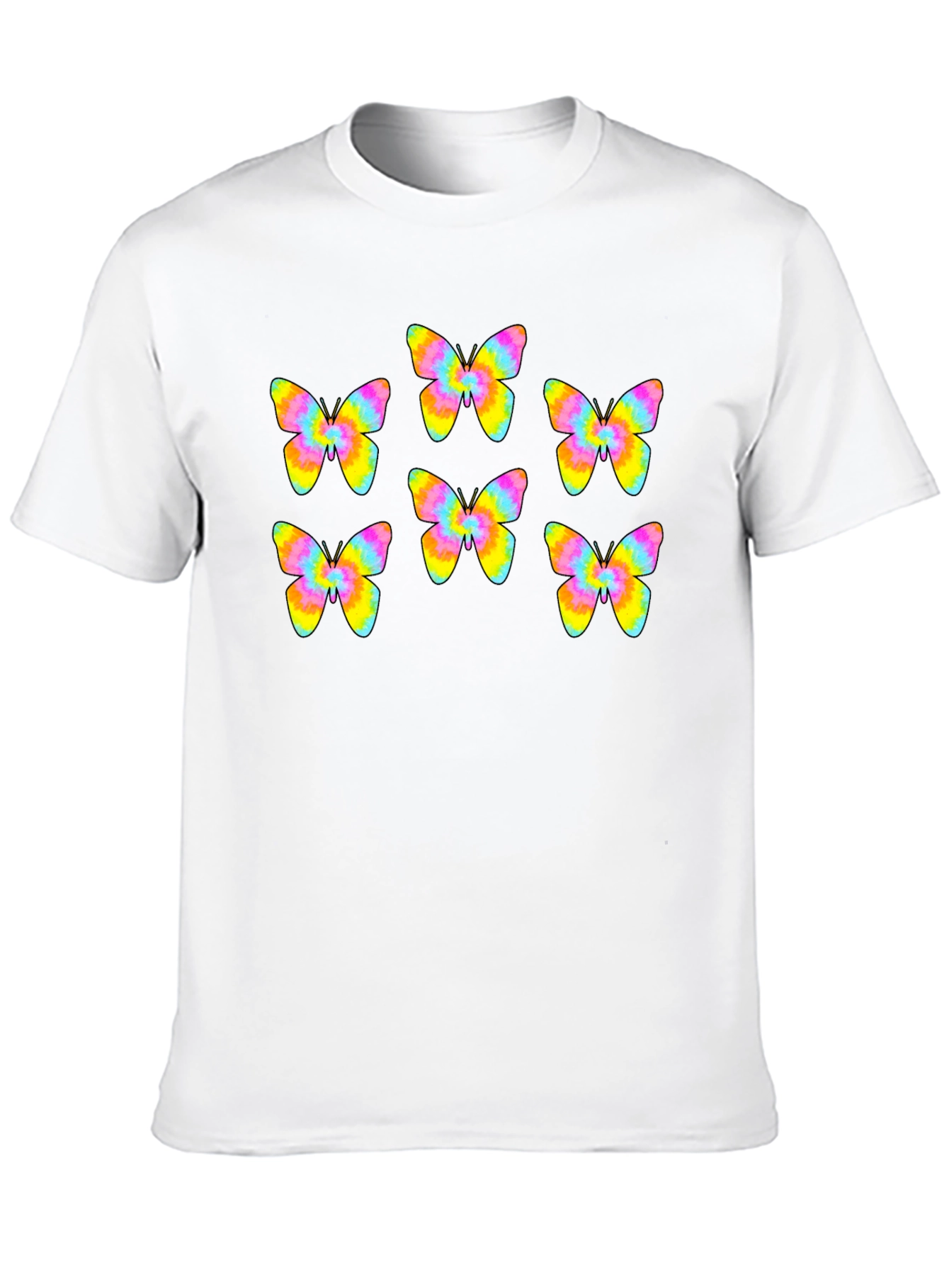 Butterfly Tie-Dye Graphic T-Shirt