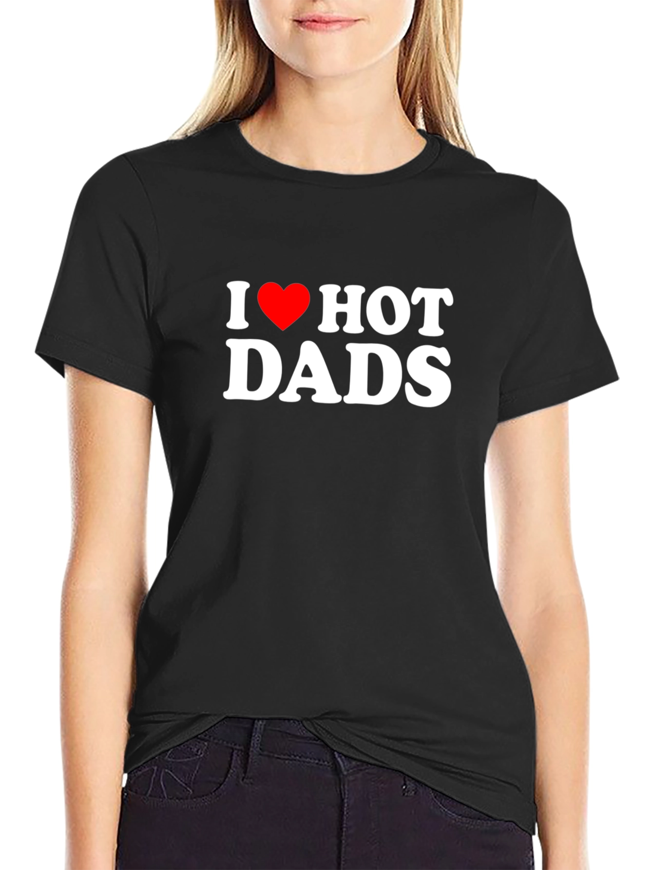 I Heart Hot Dads Graphic Tee