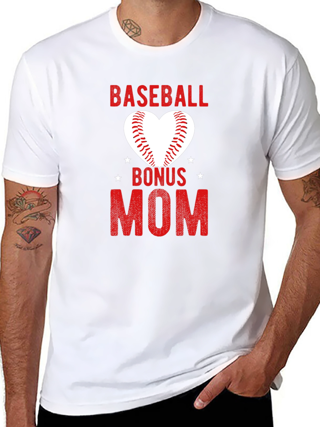Baseball Bonus Mom T-Shirt