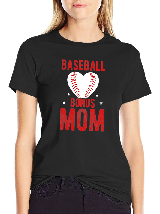Baseball Bonus Mom T-Shirt