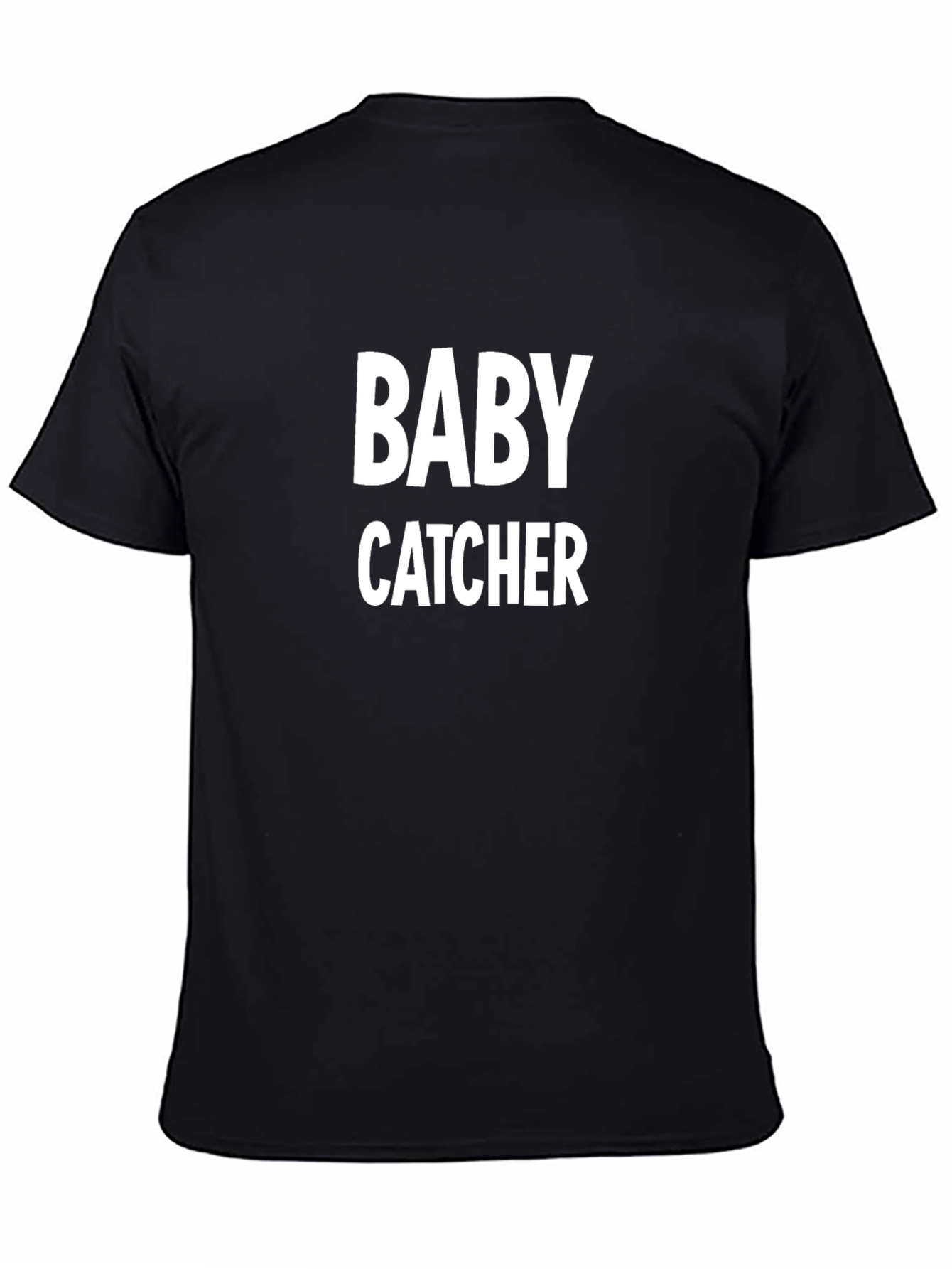 Baby Catcher Graphic Tee - Novelty Humor T-Shirt