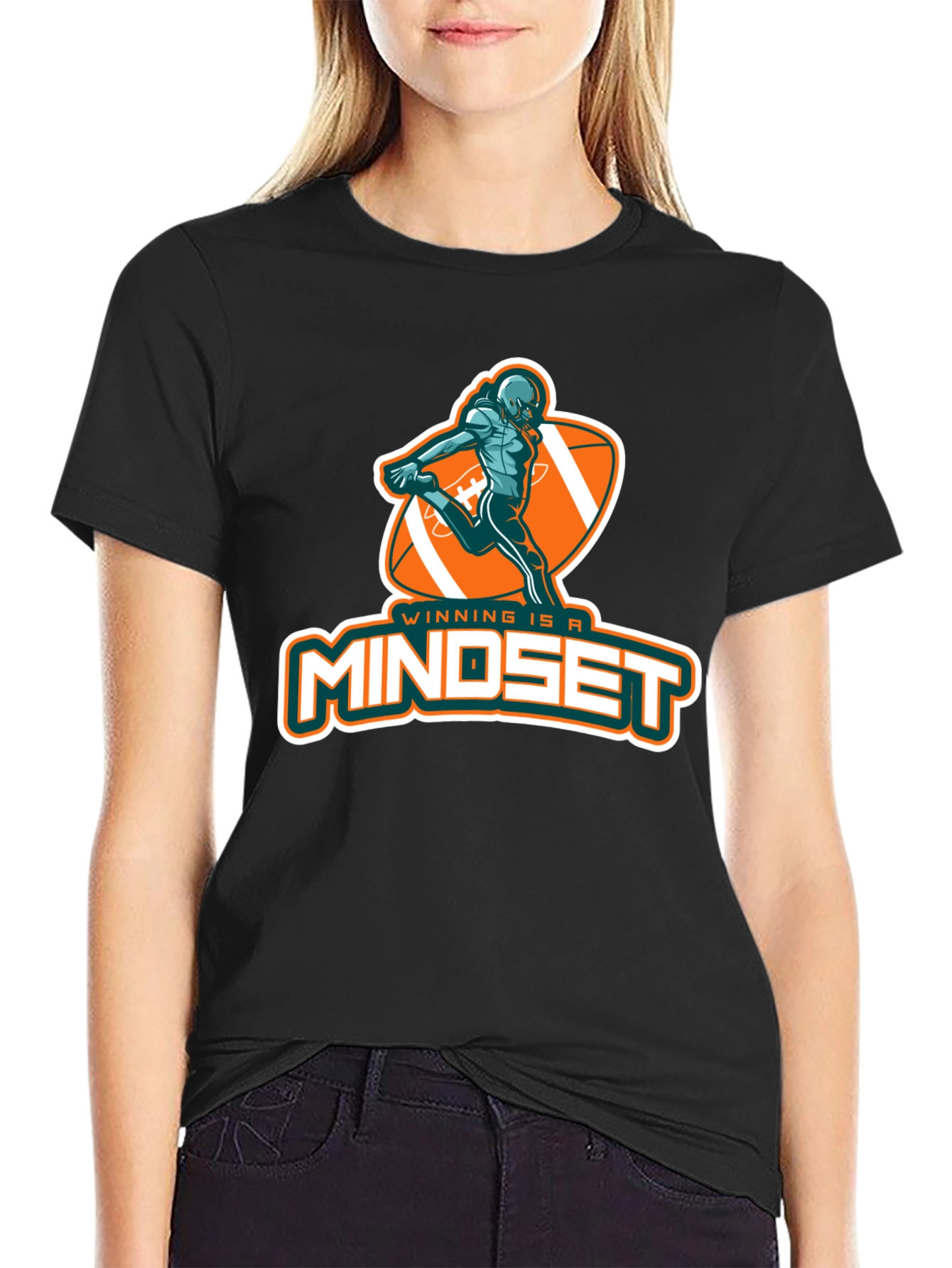 Winning Mindset T-Shirt - Football Graphic Tee