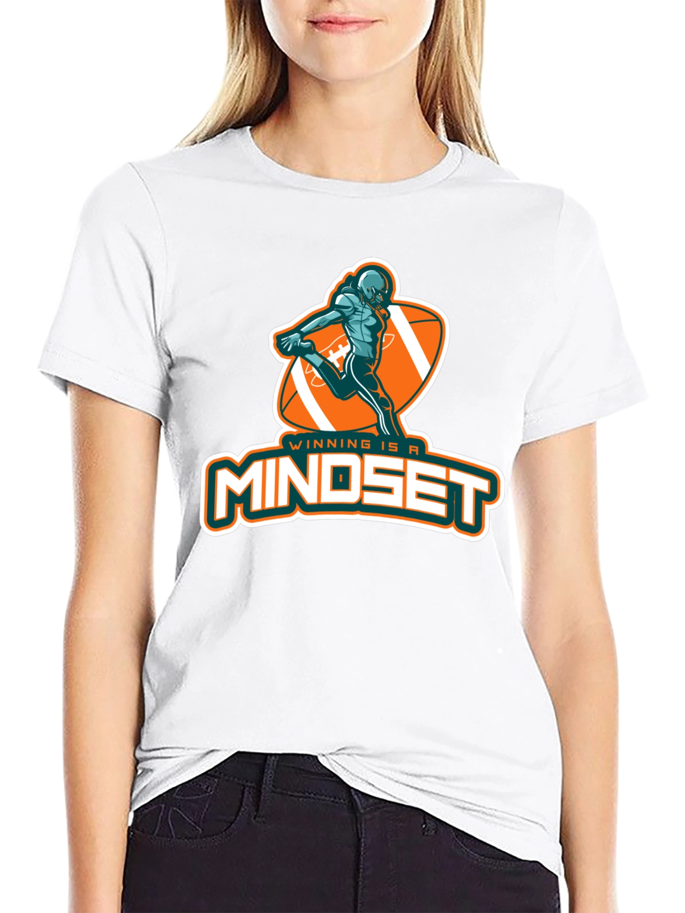 Winning Mindset T-Shirt - Football Graphic Tee