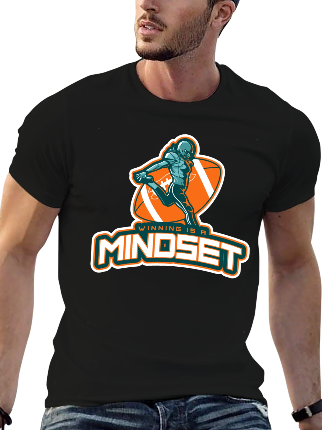 Winning Mindset T-Shirt - Football Graphic Tee