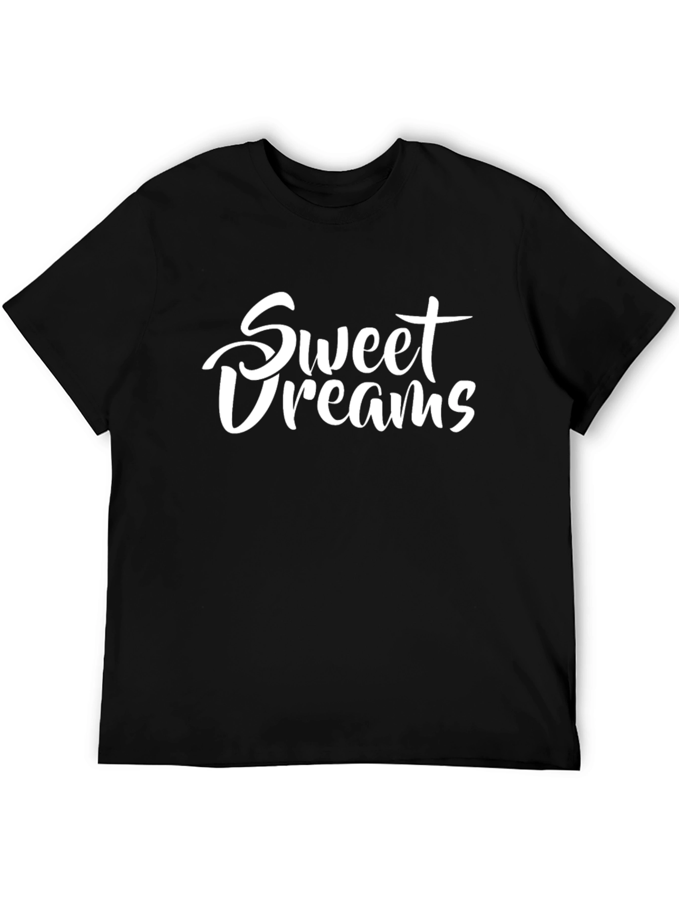 Sweet Dreams Black Graphic T-Shirt