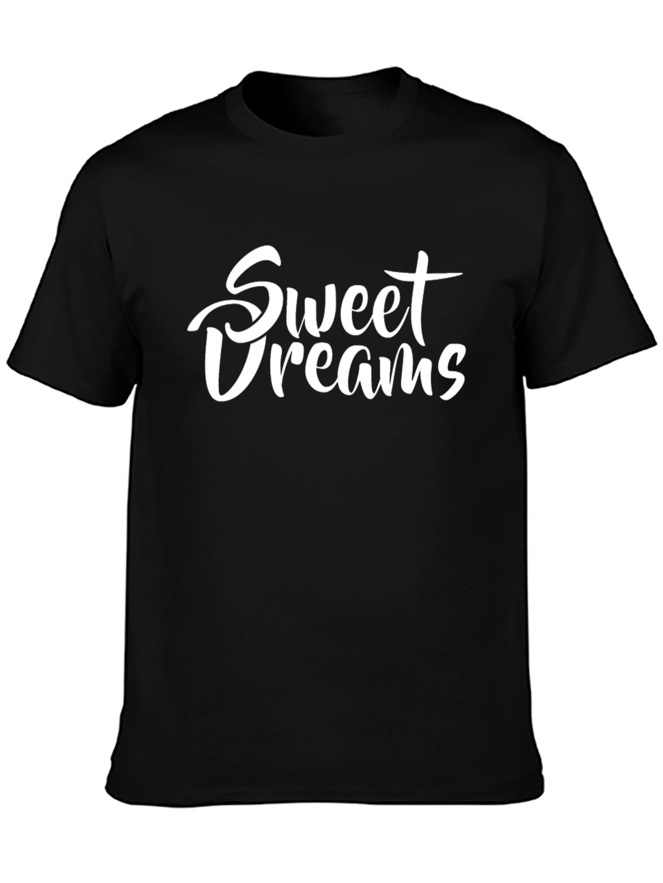 Sweet Dreams Black Graphic T-Shirt