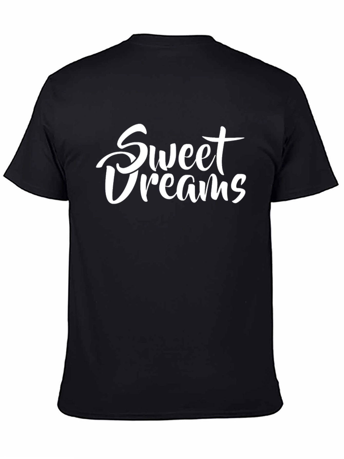 Sweet Dreams Black Graphic T-Shirt